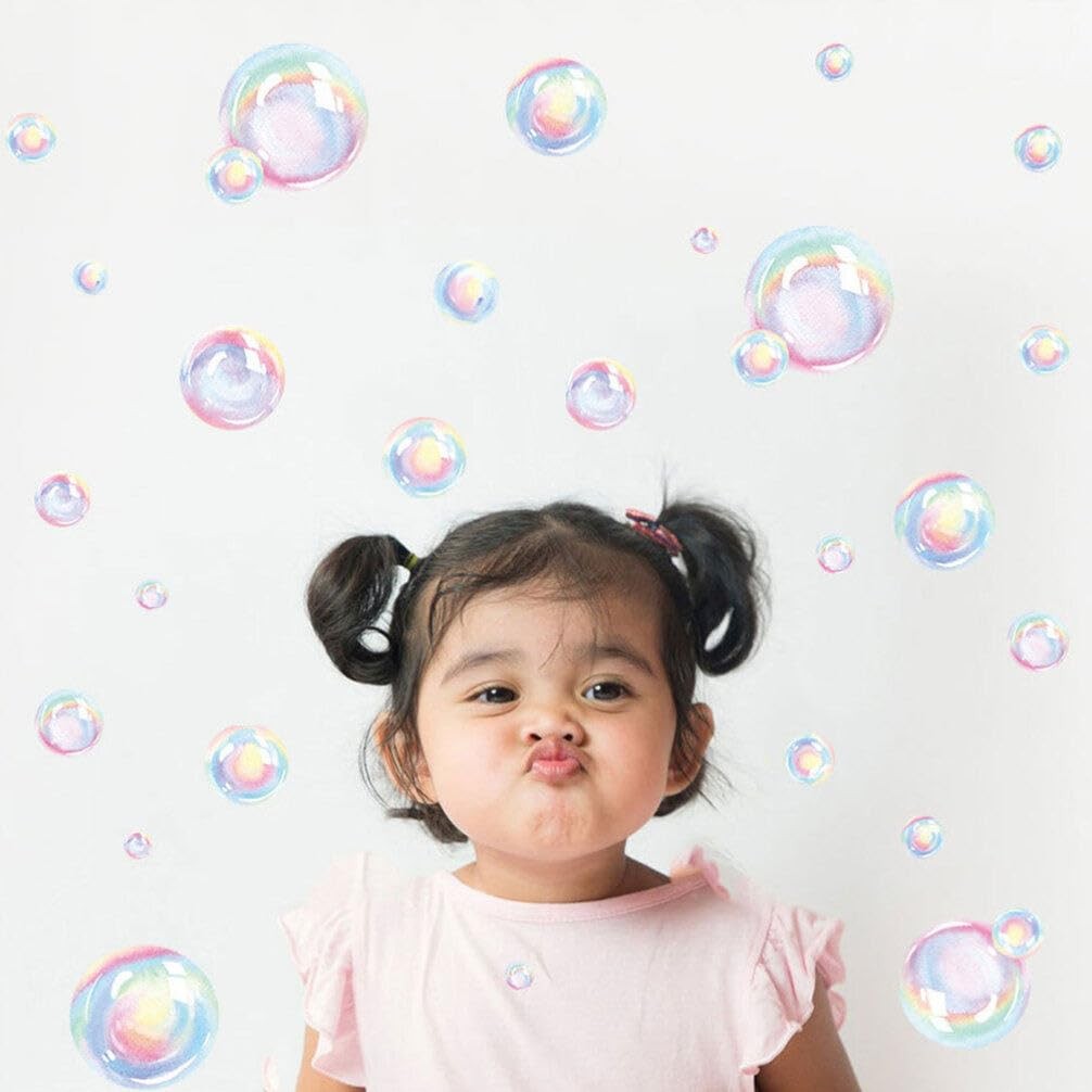 Uonlytech Bubble Wall Decal Stickers, Under The Sea 28X22X0.01CM, As Shown