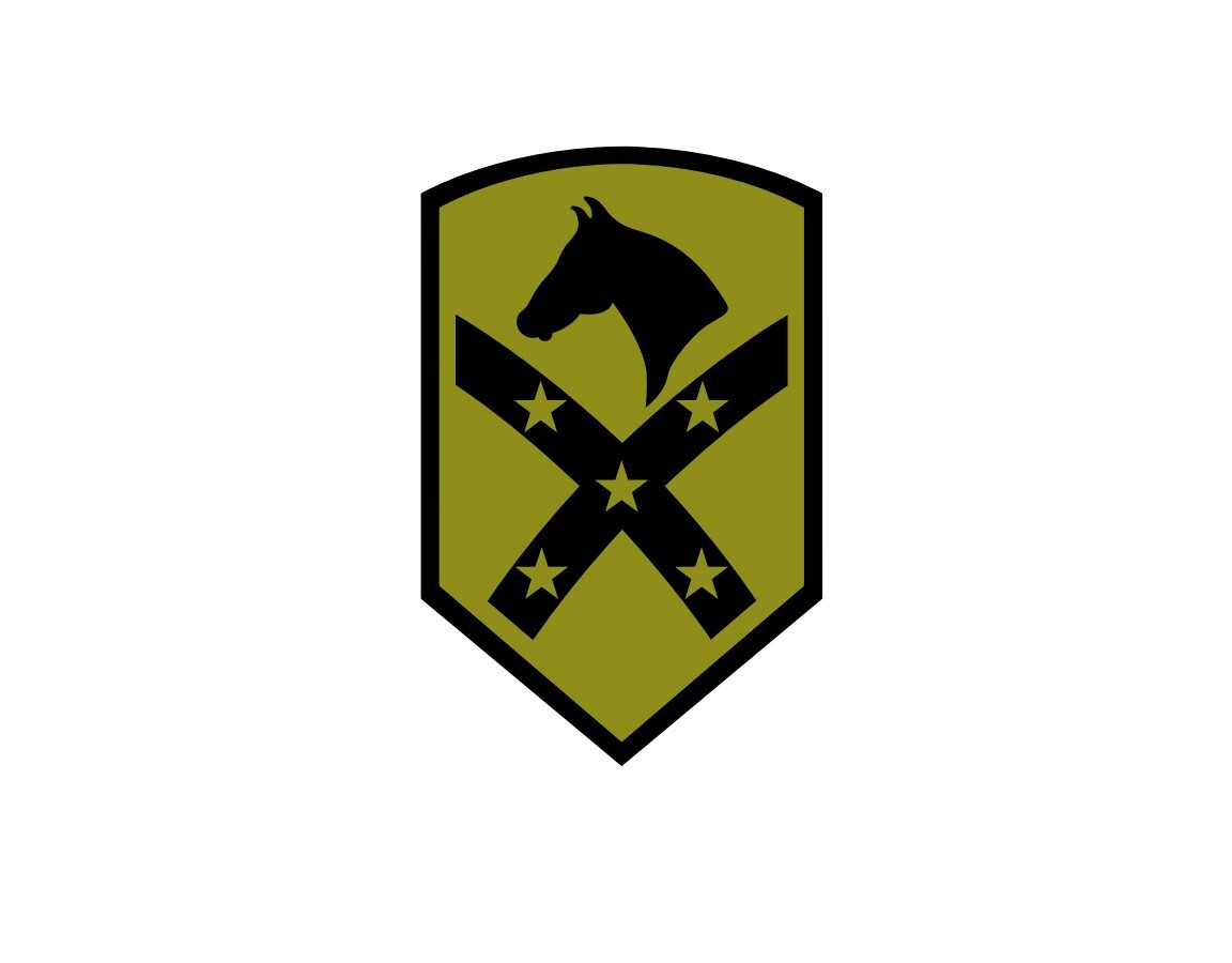 15th Sustainment Brigade Vinyl Window Decal/Sticker Black/Olive