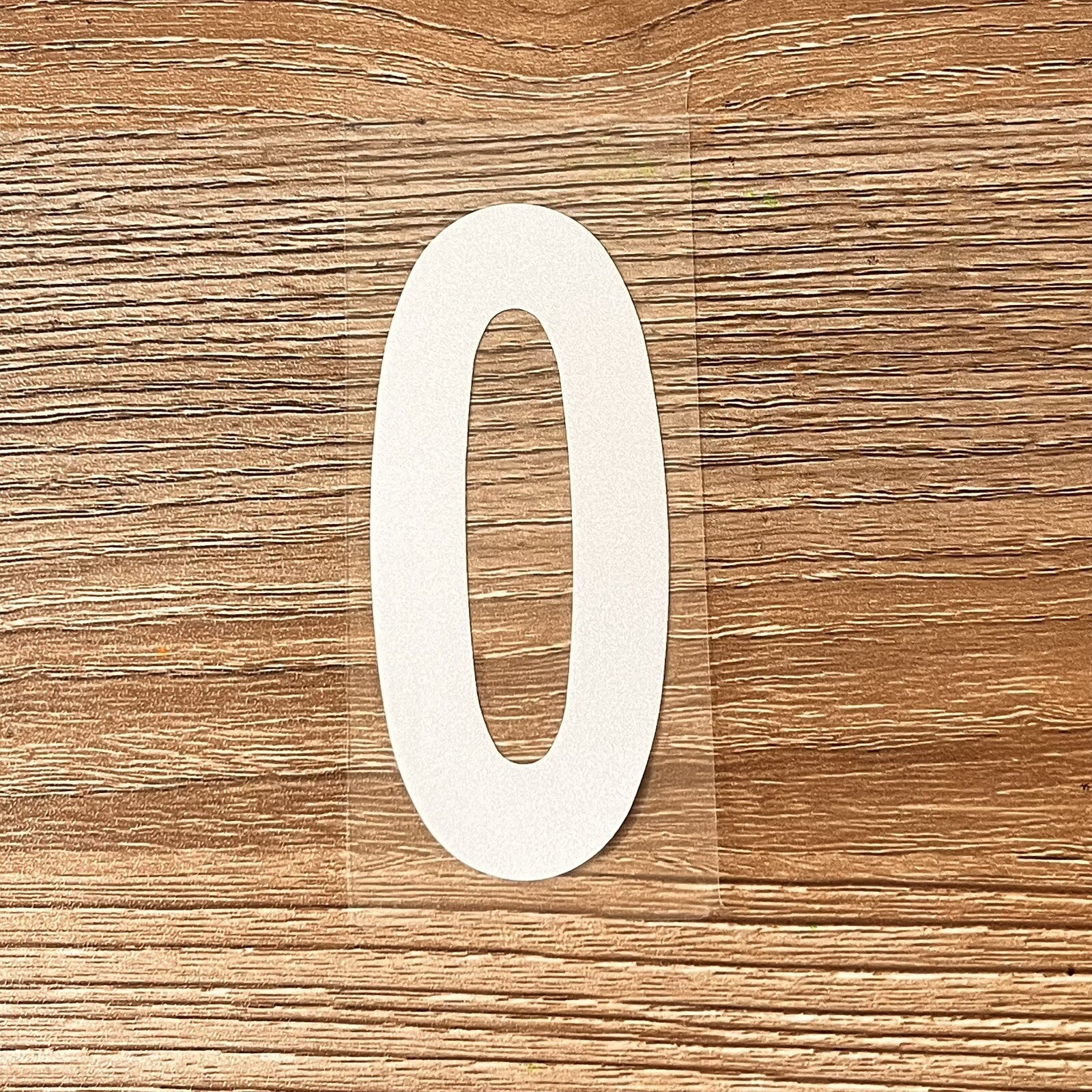 3" Reflective Mailbox Numbers Sticker Decal Die Cut Vinyl Waterproof – “0”