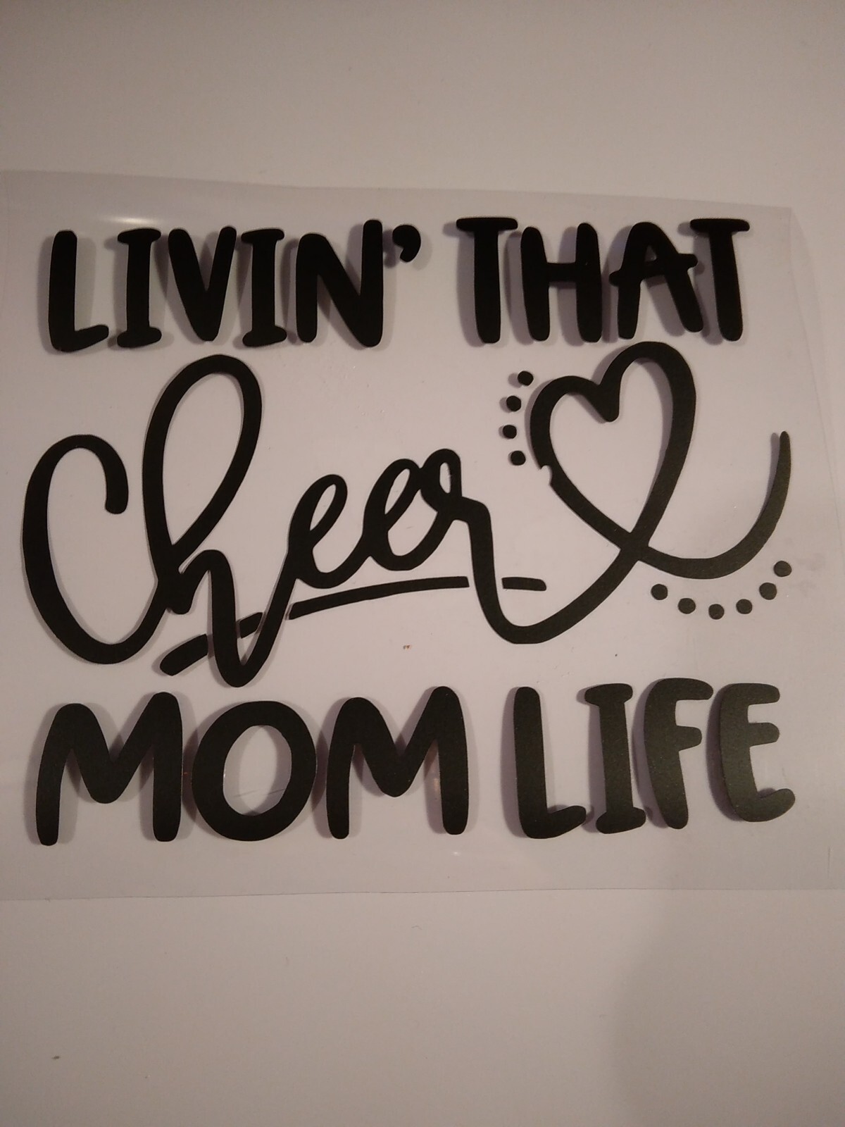 Livin That Cheer Mom Life Decal