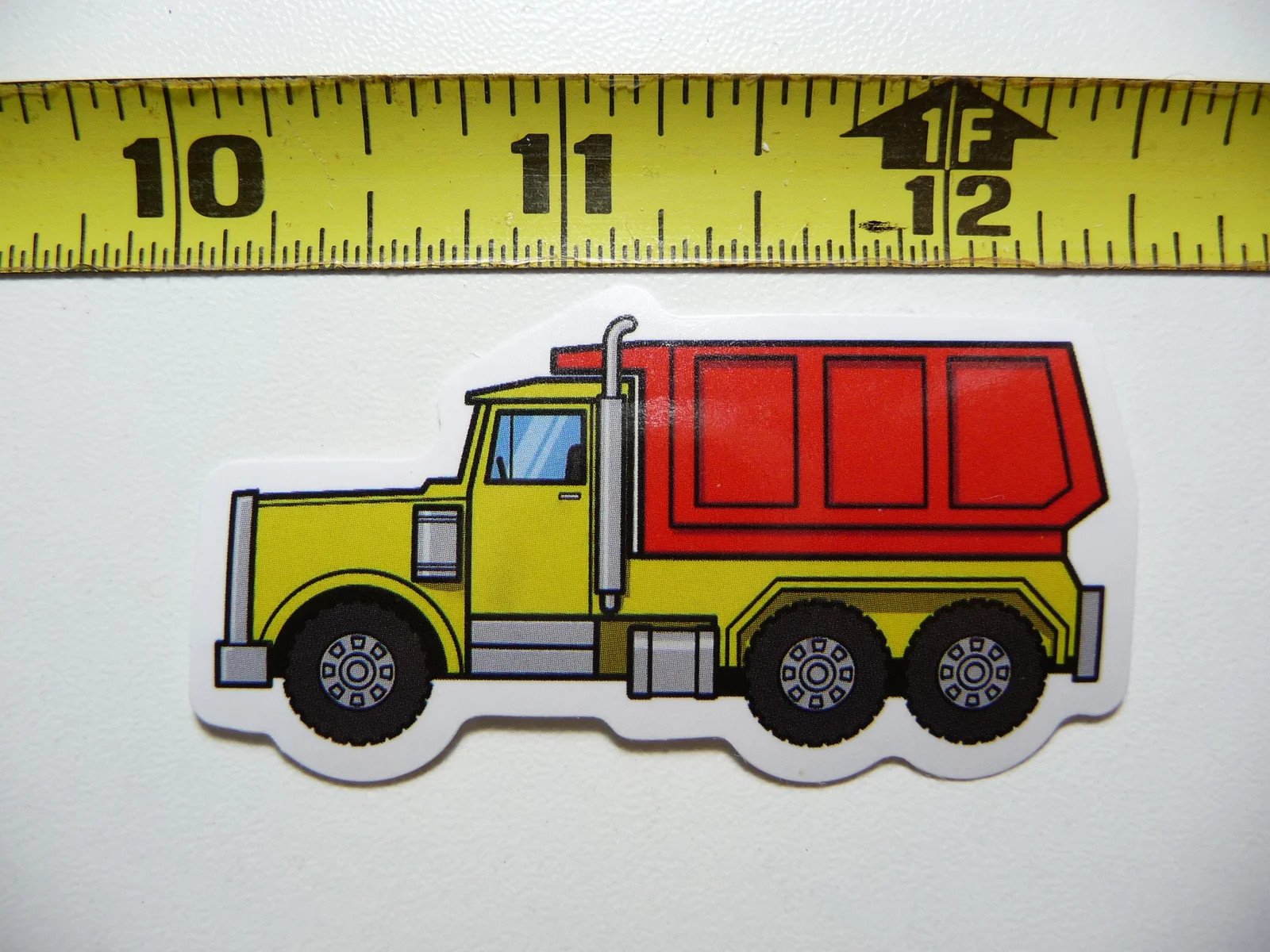NICE DUMP TRUCK SMALL STICKER DECAL CONSTRUCTION DEVELOPMENT MACHINERY DRIVER