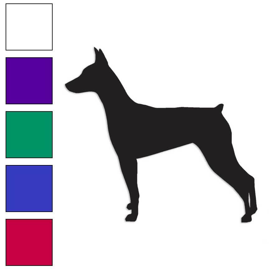German Pinscher Dog, Vinyl Decal Sticker, Multiple Colors & Sizes #1955