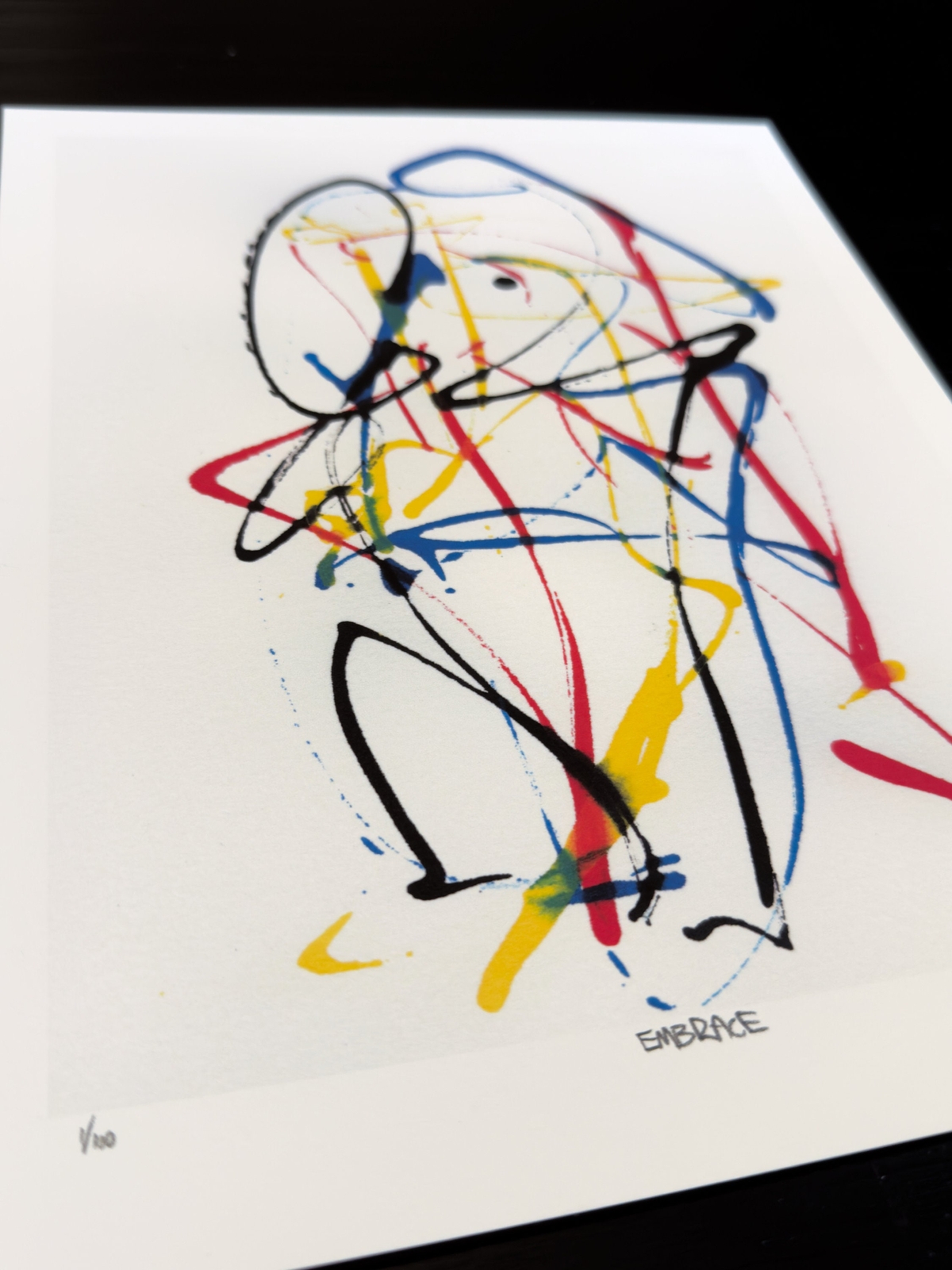 Original Abstract Art – "Embrace"