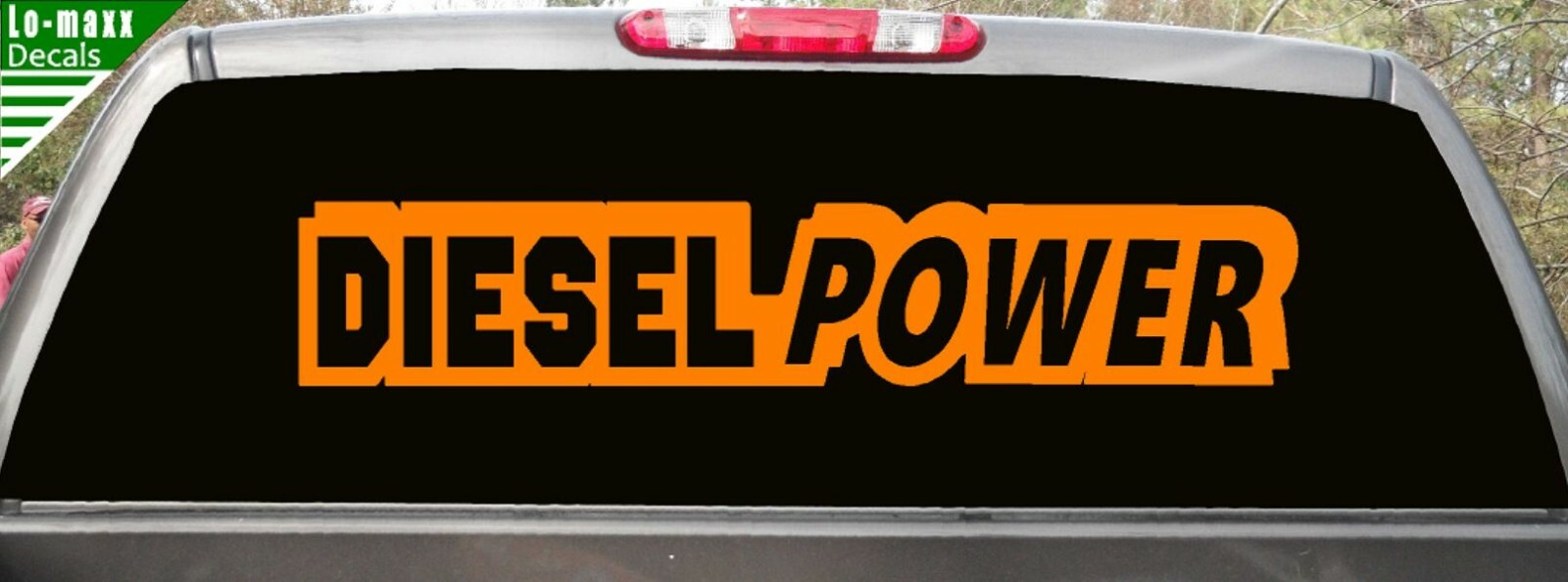 Diesel Power Truck Graphic Design Durable High Performance Die Cut Vinyl Decal