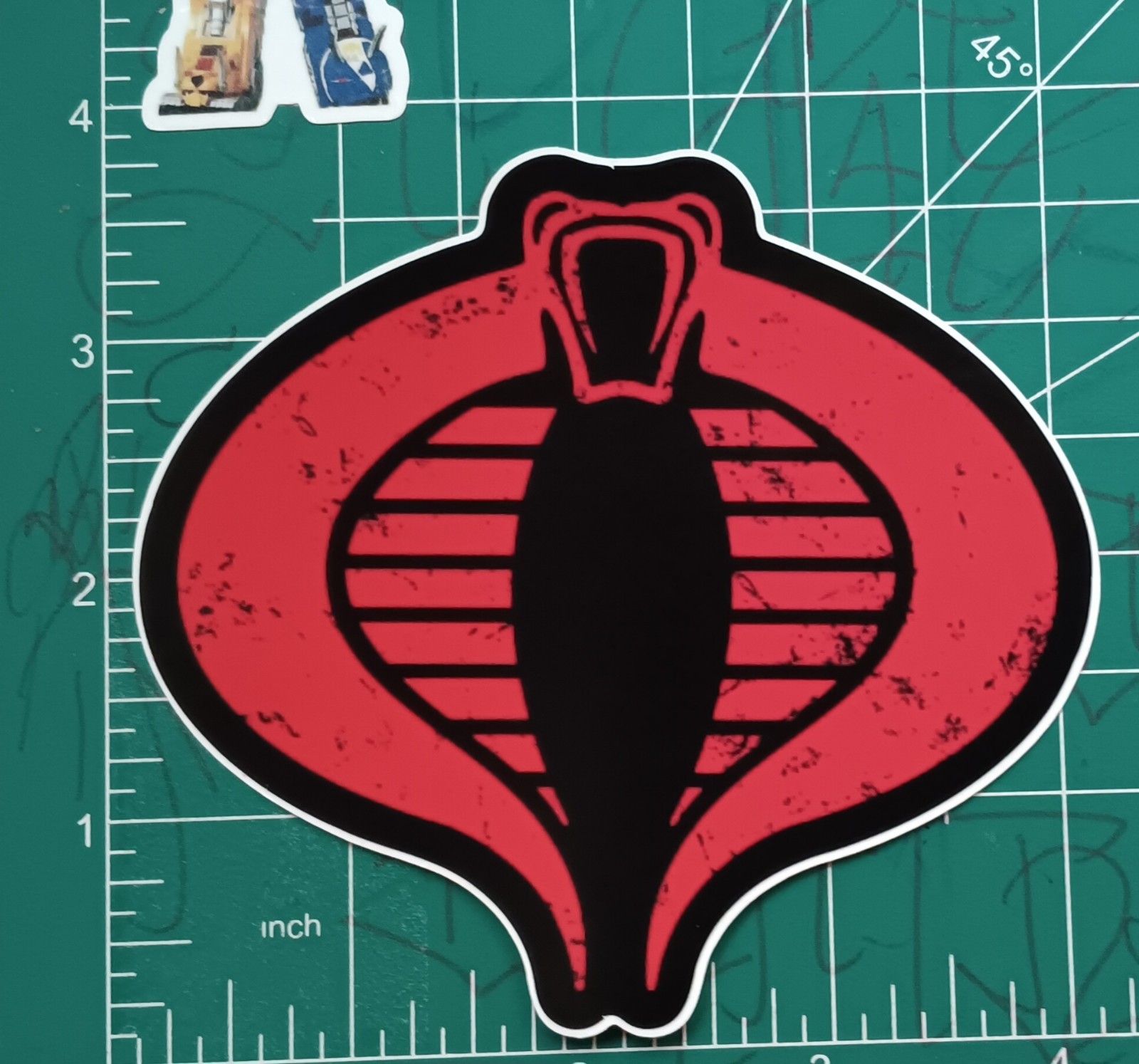 COBRA LOGO 4X4 VYNIL DIE-CUT STICKER