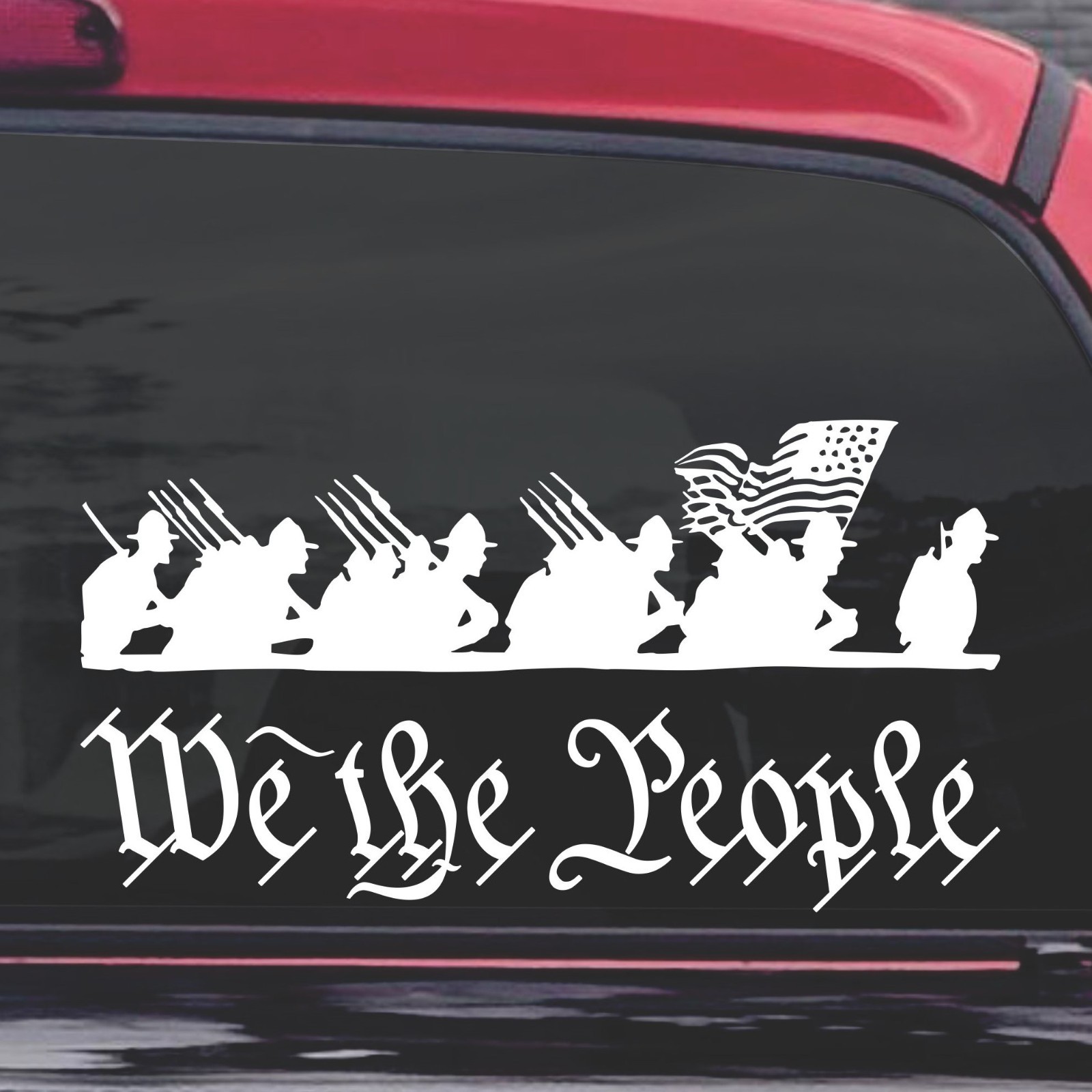 We the People Army Vinyl Decal Sticker America USA Decal Patriotic Sticker Decal