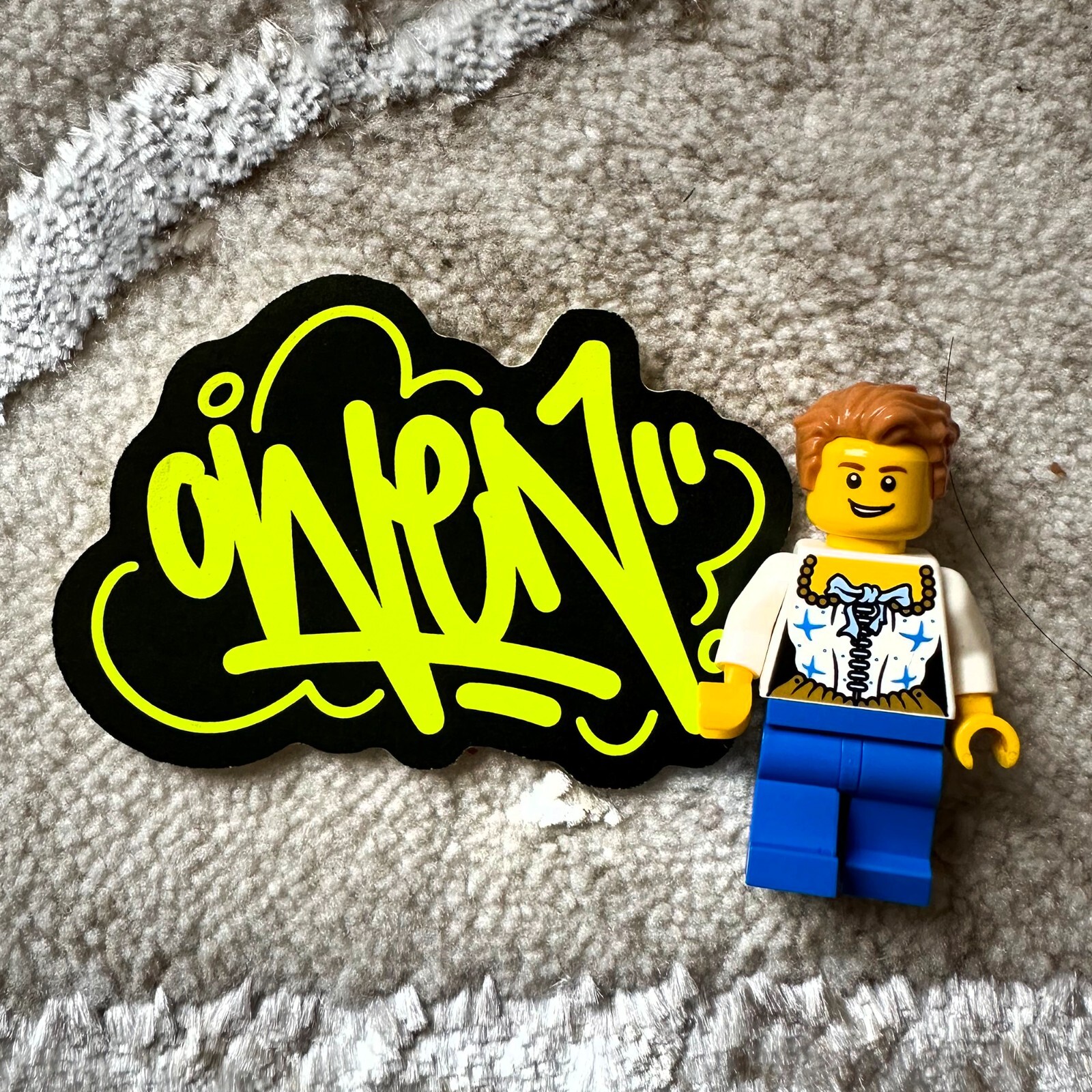 Neon Name Sticker Pack : OWEN | for school or Office | graffiti | Calligraphy