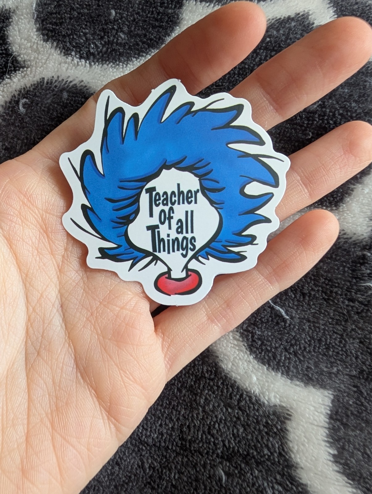 Dr Seuss Sticker | Whimsical Cartoon Vinyl Decal Fan Art