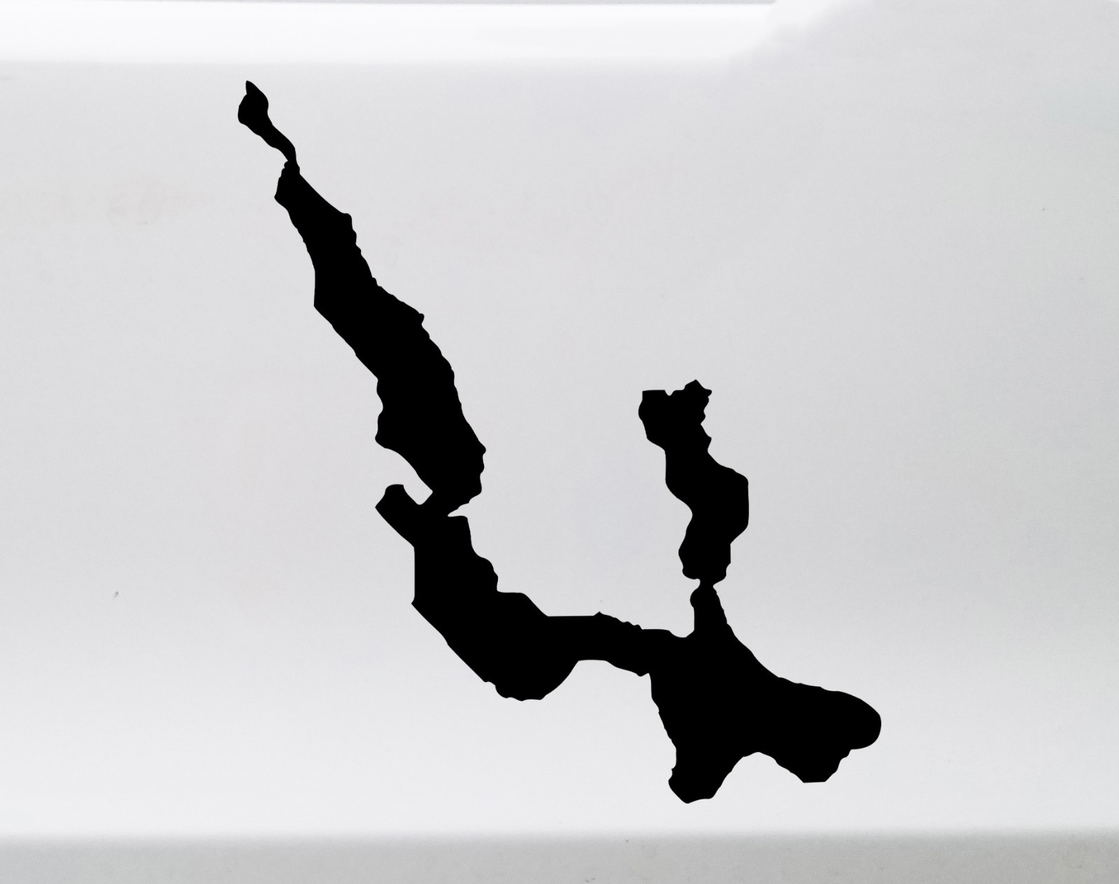 Walloon Lake Michigan Outline Sticker Decal Up North Cottage Vinyl