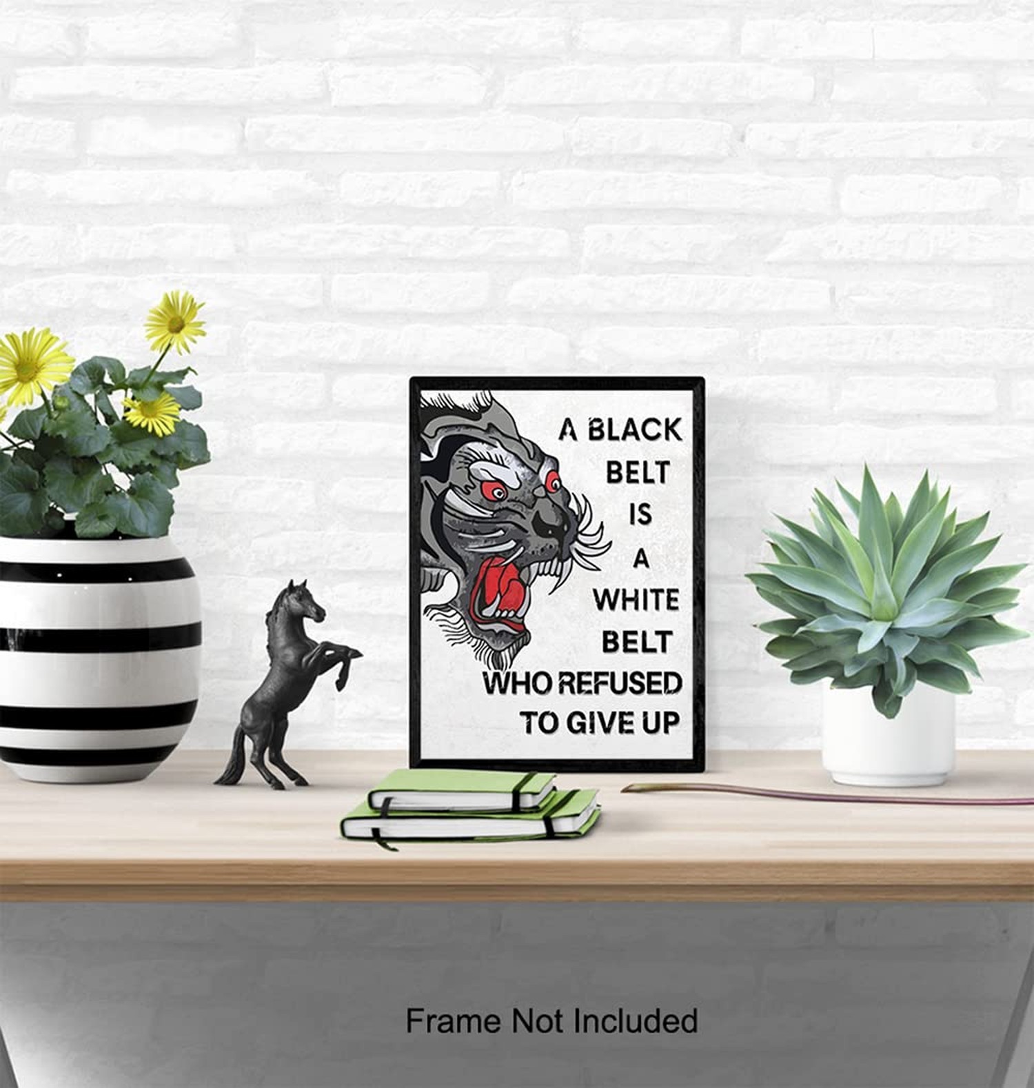Martial Arts Motivational Wall Decor Art Print – Home, Studio or Dojo Decorat…