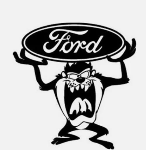 Ford Taz Vinyl Decal Die Cut