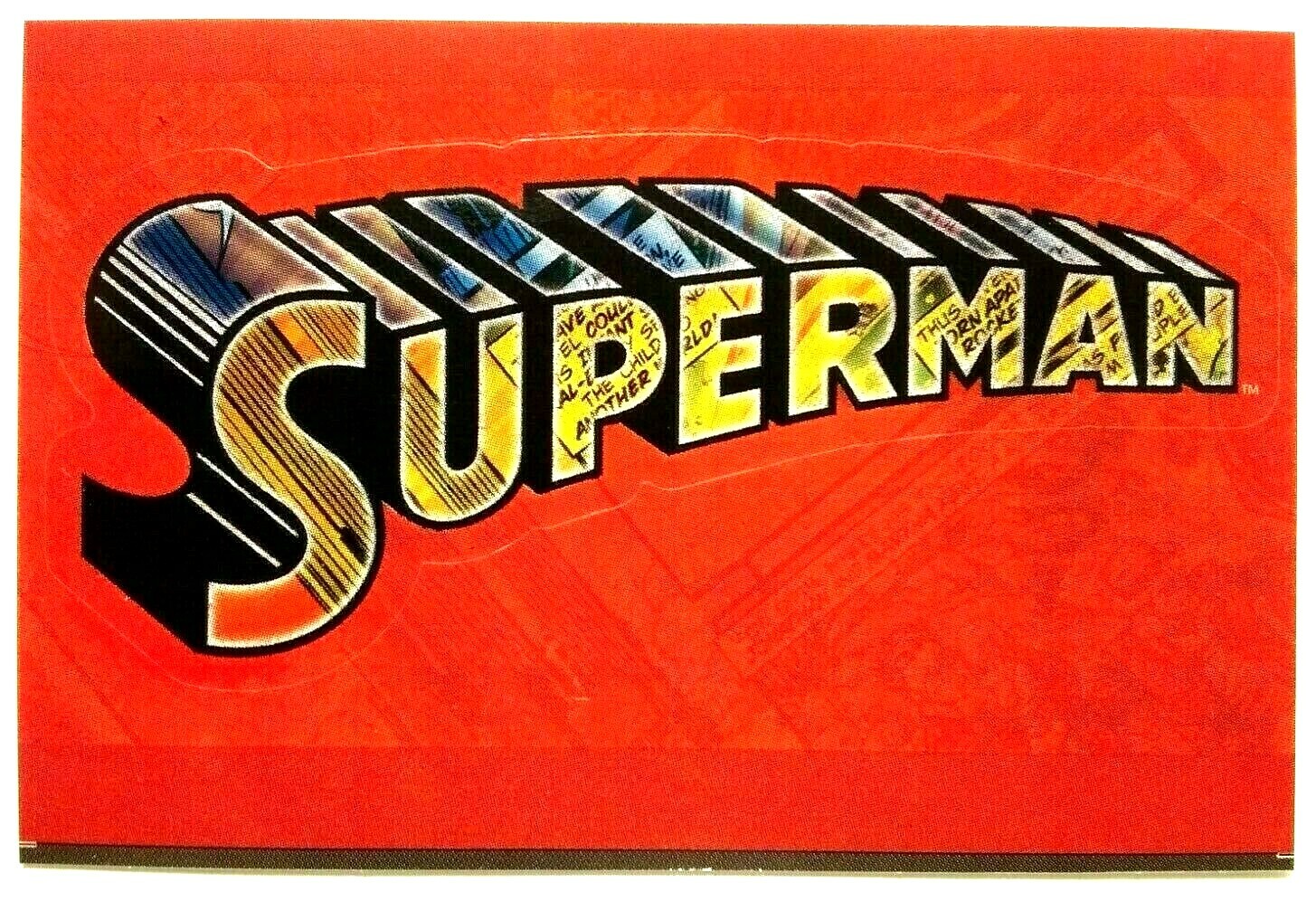 Superman Official DC Comics Sticker Logo Series 2 Vending Decal