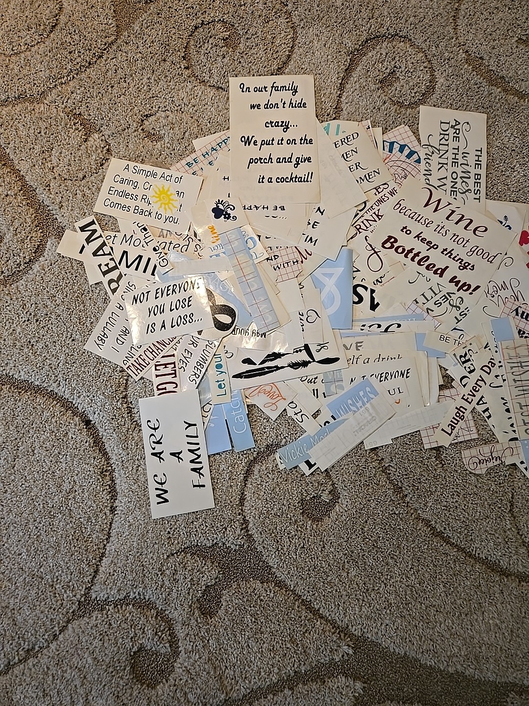 Vinyl Cut Designs Made With Oracle 651 Over 200 pieces Ready to use