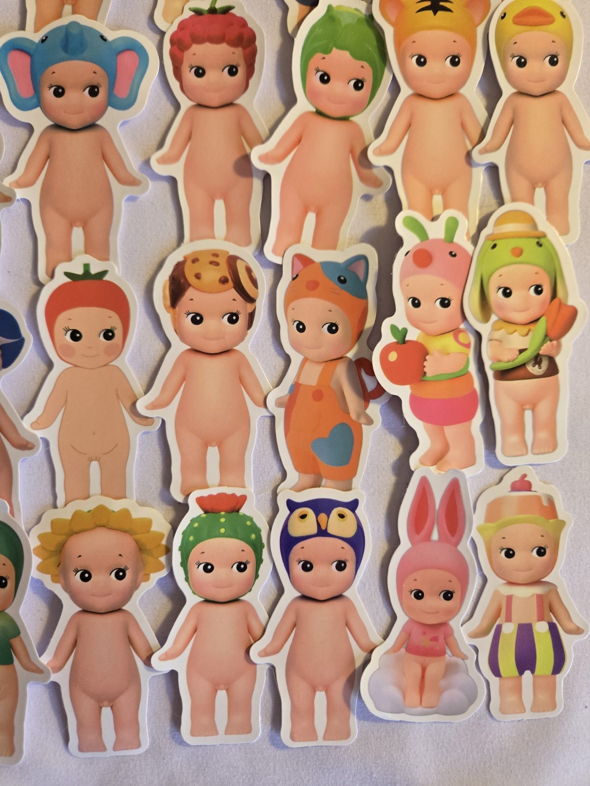 62 Pc Sonny Angel Stickers Cute Kawaii Decoration Waterproof Decals