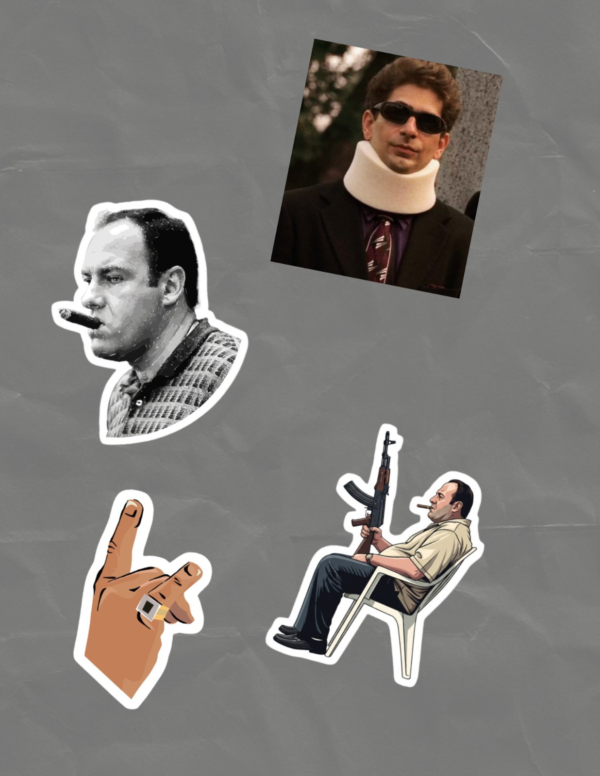 The Sopranos #3 TV 4pc Sticker Pack
