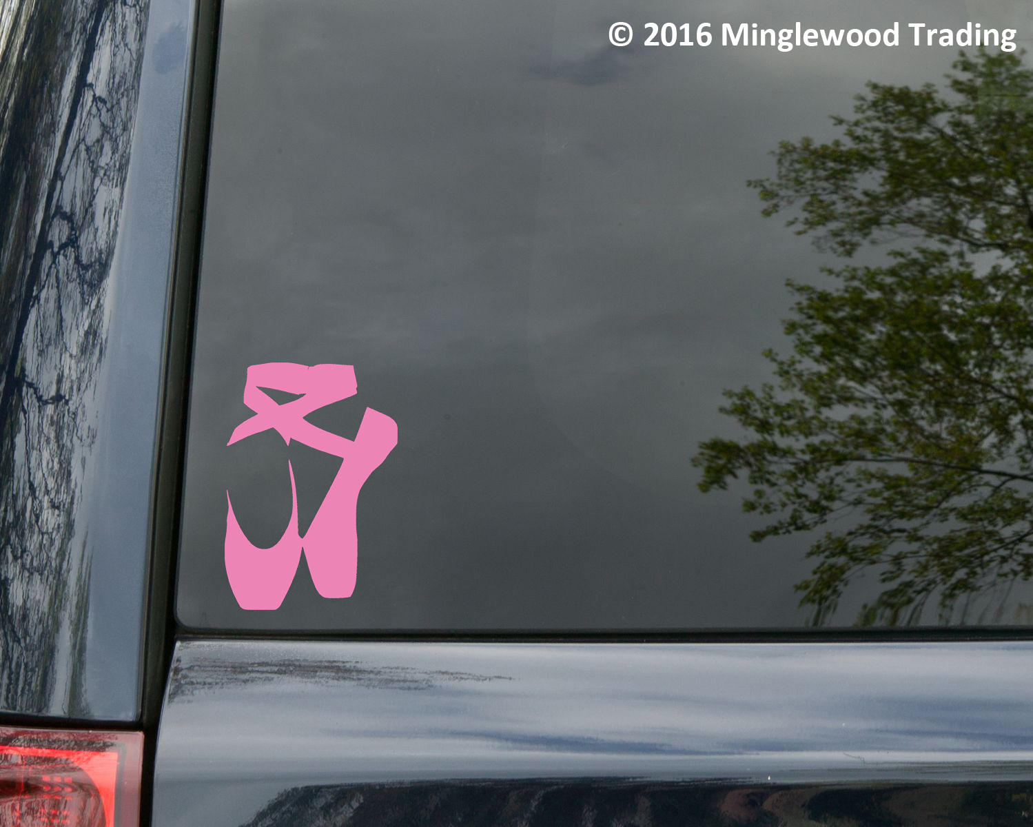BALLET SHOES Vinyl Decal Sticker – Ballerina Pointe Dance Slippers