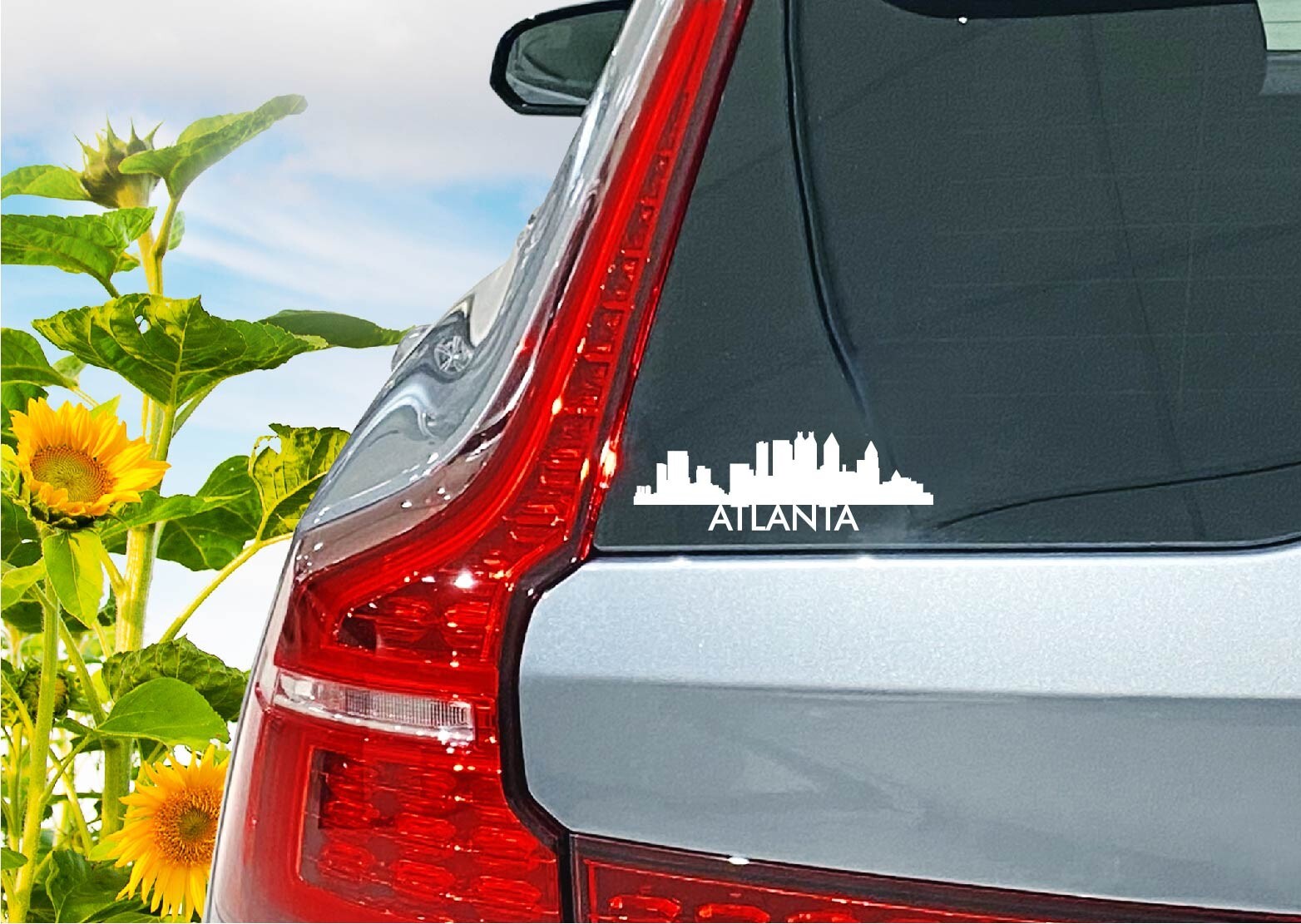 Atlanta Georgia Decal Sticker Atl GA Skyline Skyscapes City View Buildings USA
