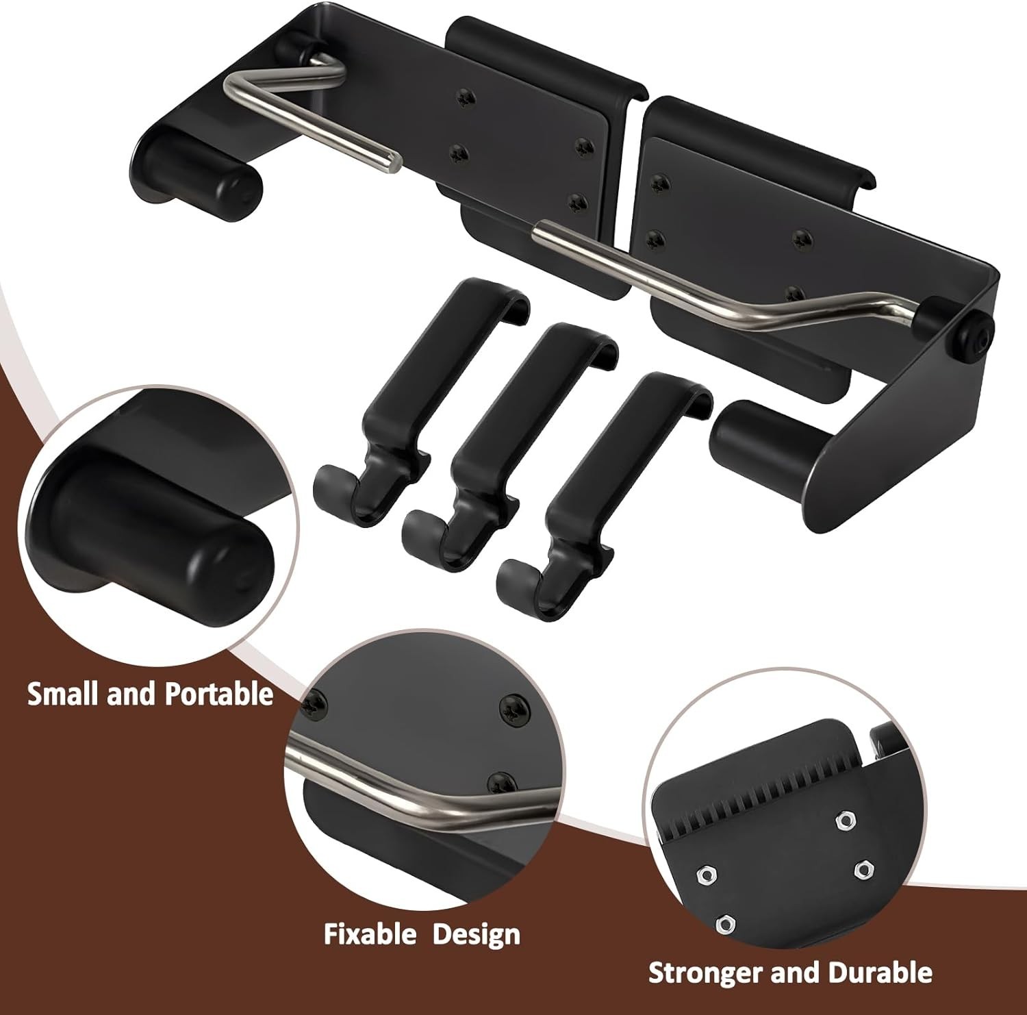 Adjustable Towel Holder & 3PCS Hooks for Traeger Grills P.A.L. Pop-and-Lock R…