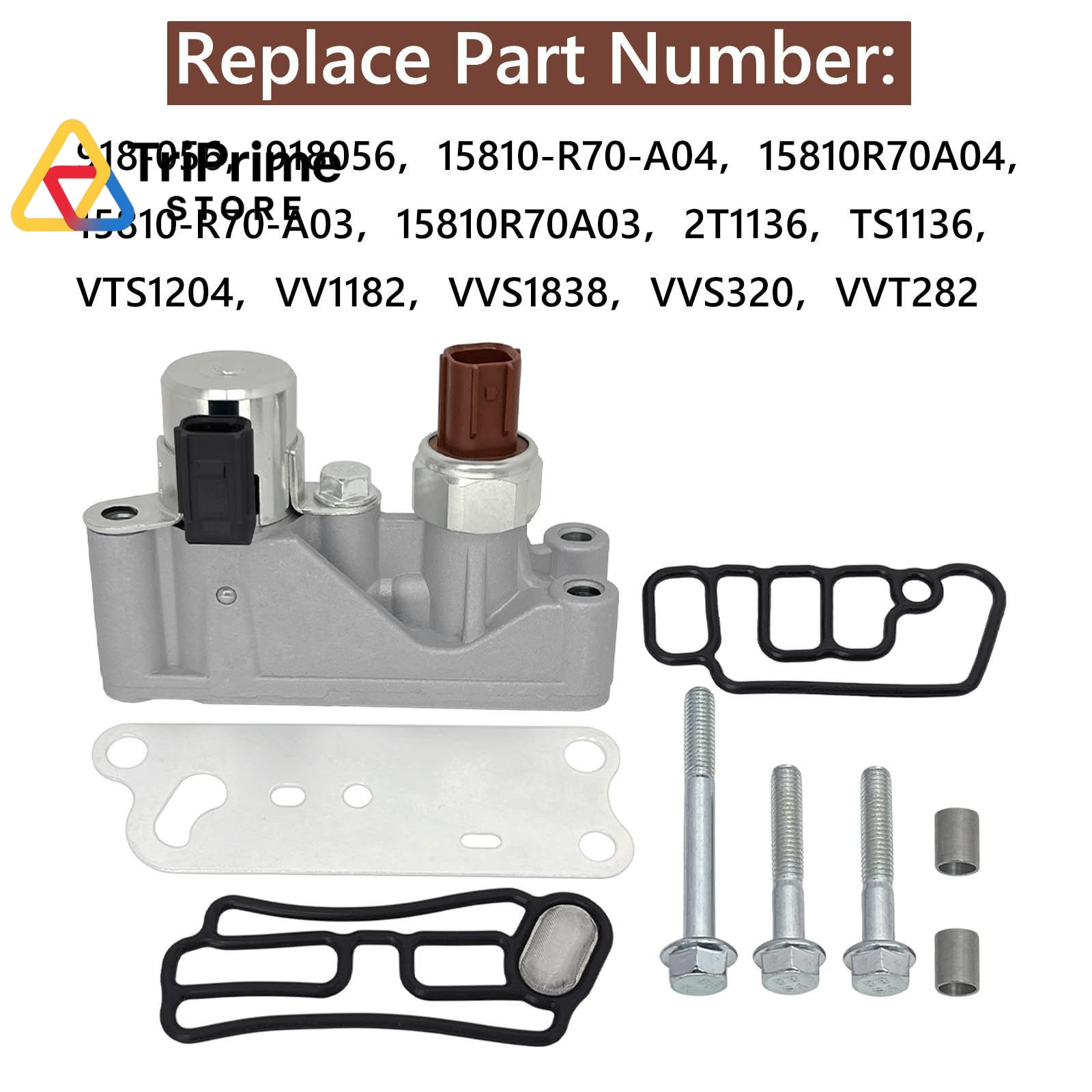 Solenoid Variable Valve Timing Solenoid Compatible with Honda Acura Odyssey Pilo