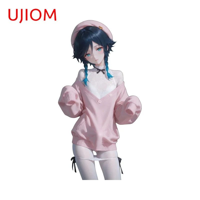 UJIOM Sweet Femboy Venti Graphics Wall Stickers Decal House Accessories