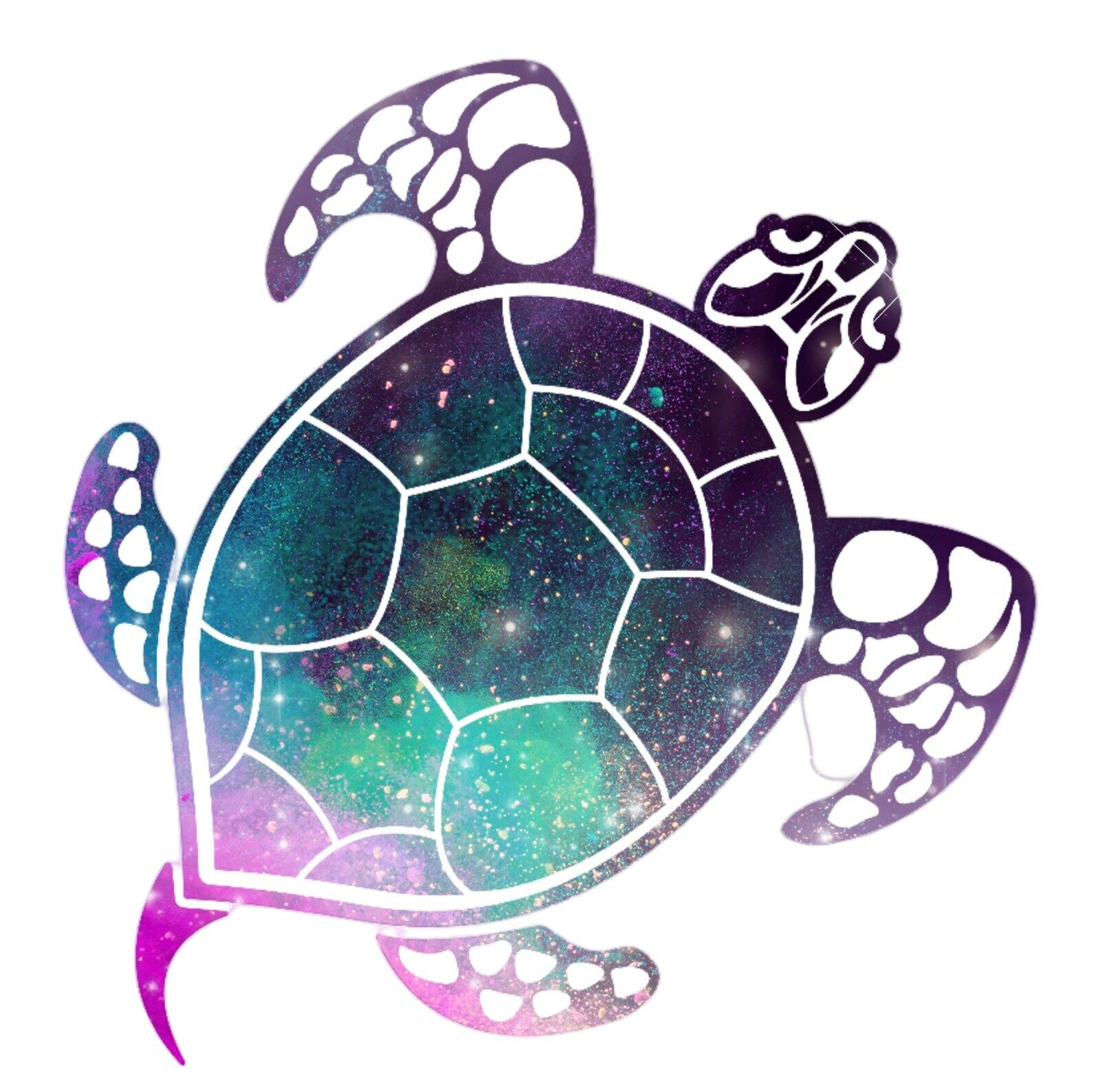 Galaxy Turtle Sticker Decal