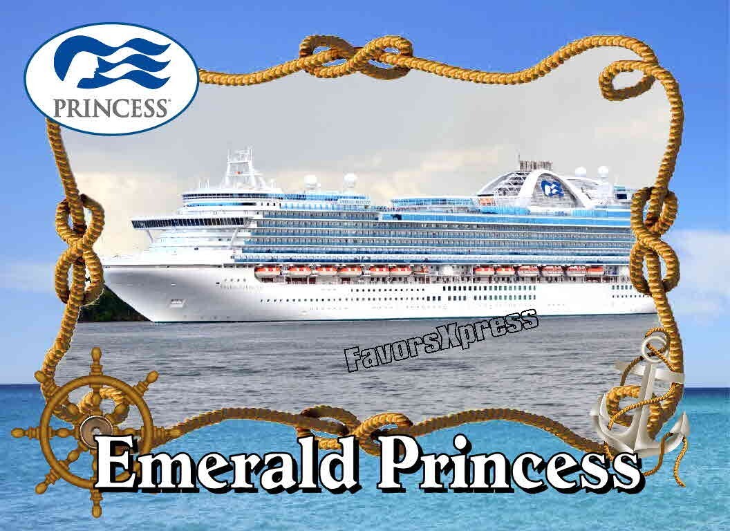 EMERALD PRINCESS CRUISE SHIP PHOTO MAGNET 4 X 3 INCHES