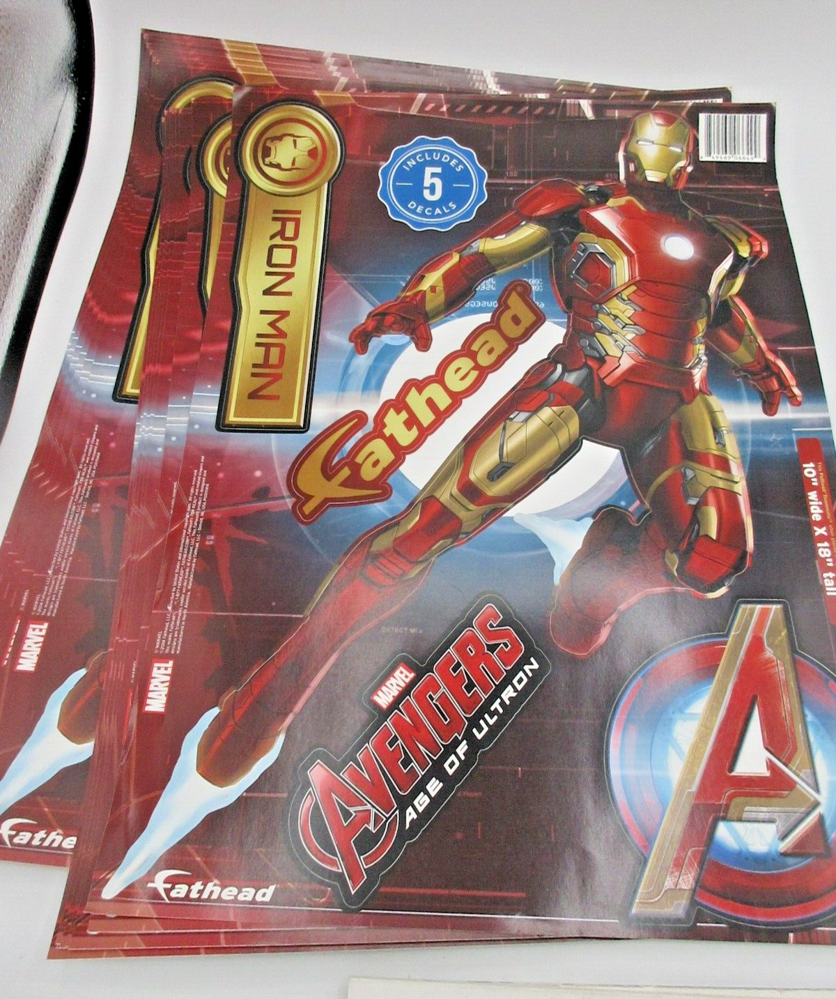 FATHEAD Marvel 2014 Decals Avengers Age of the Ultron Iron Man 42 PC RESALE LOT