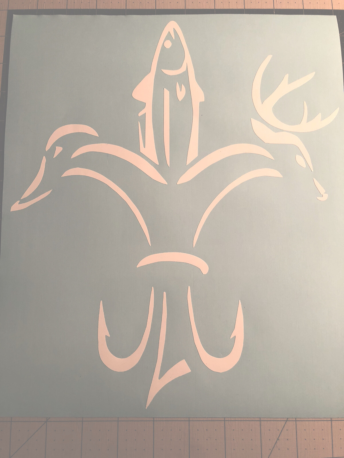 Vinyl Decal for Window – Duck, Fish, Deer (Hunting & Fishing)