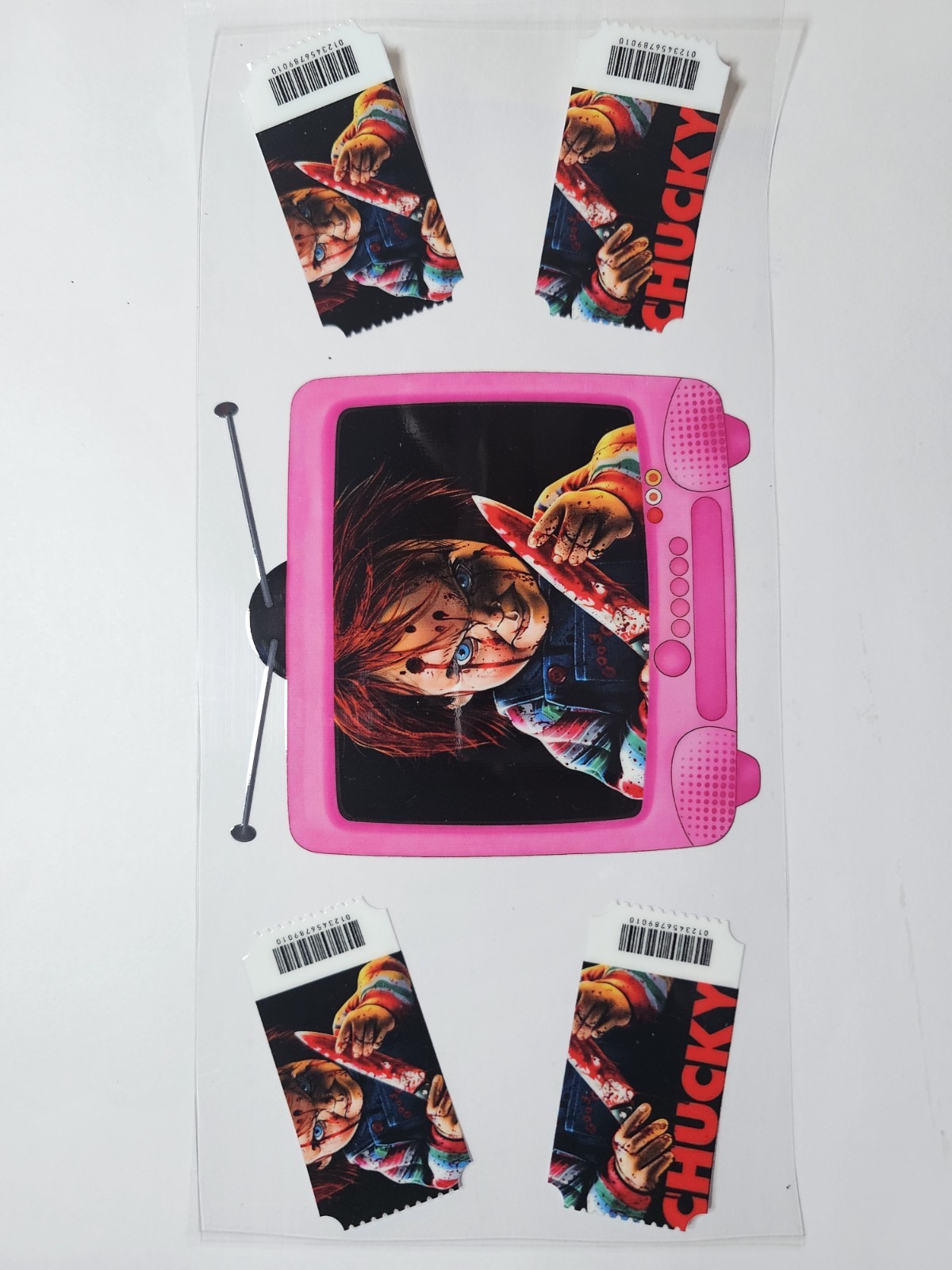 Chucky UV DTF Transfer Sticker Wrap Tumbler UVDTF BUY 10+ GET COMBINED SHIPPING