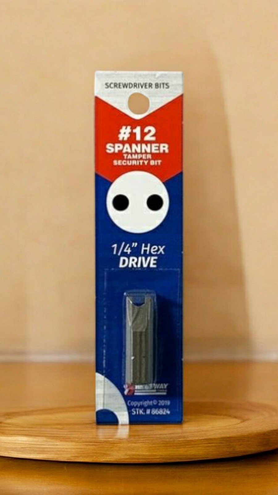Best Way Tools #12 Spanner Screwdriver Security Bit Carbon Steel 1 pc.