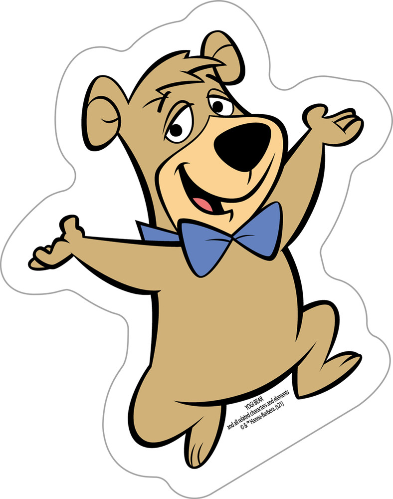 Sticker – Boo-Boo Bear Hanna-Barbera Classic 1960s Children's Cartoon Icon 4.25"