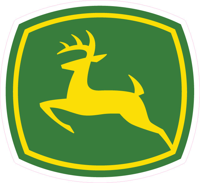 John Deere Logo Vinyl Sticker for Car, Laptop, Water Bottle, Toolbox – Multiple