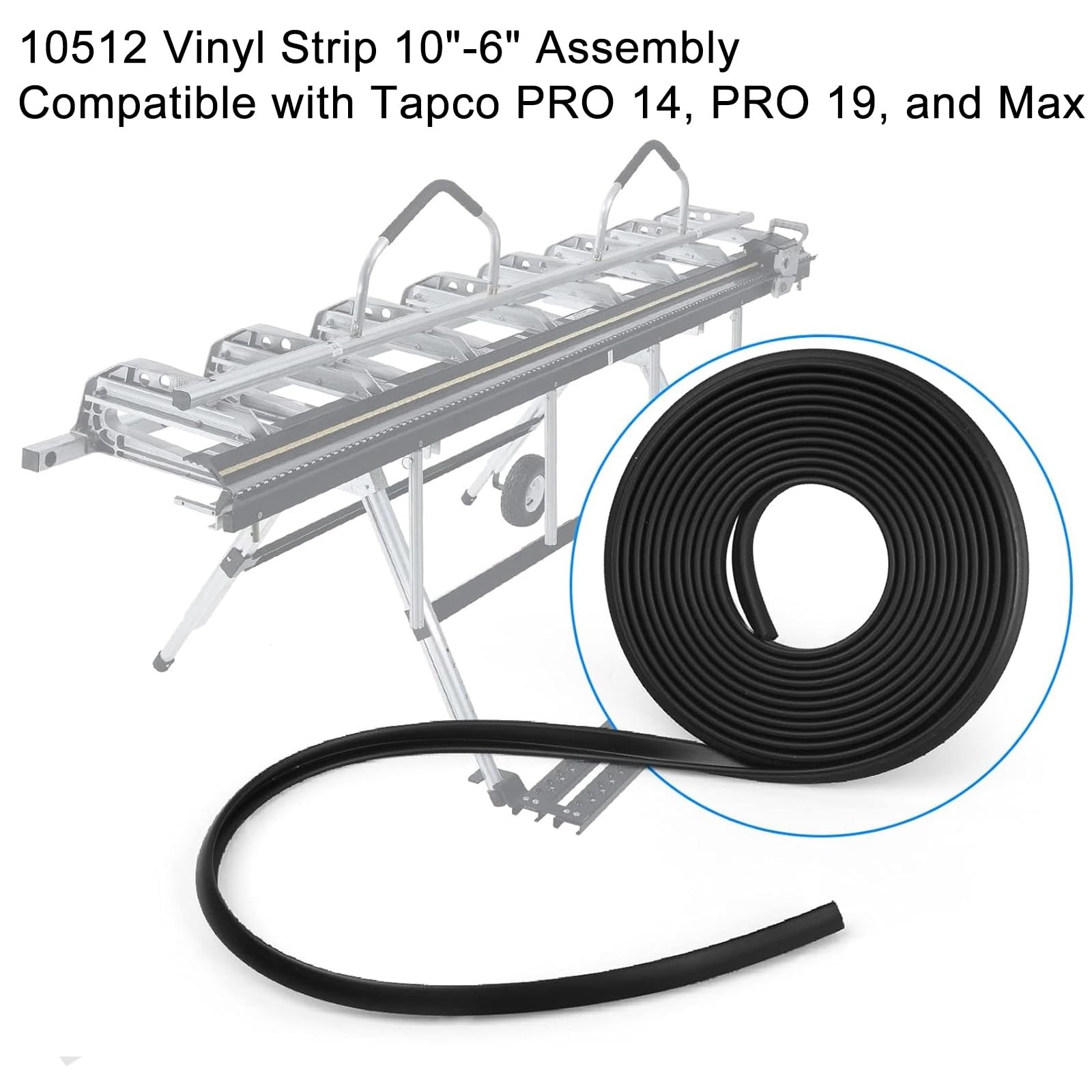 10512 Vinyl Strip 10'-6" for Tapco PRO 14, 19, Maximum Bending Siding Brake Ki