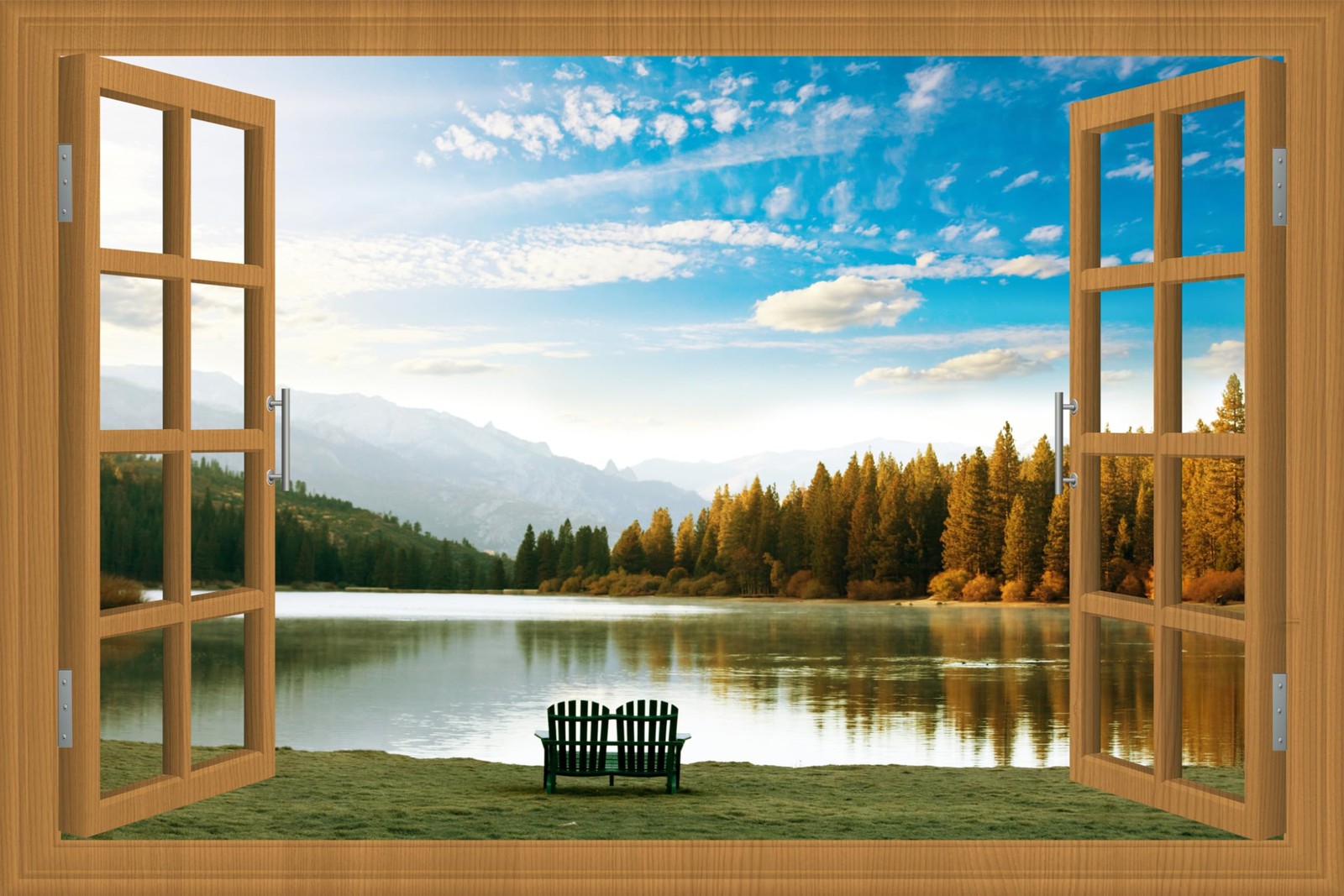 Fake Window for Walls Faux Window Decal Windows Poster Picture Open Window