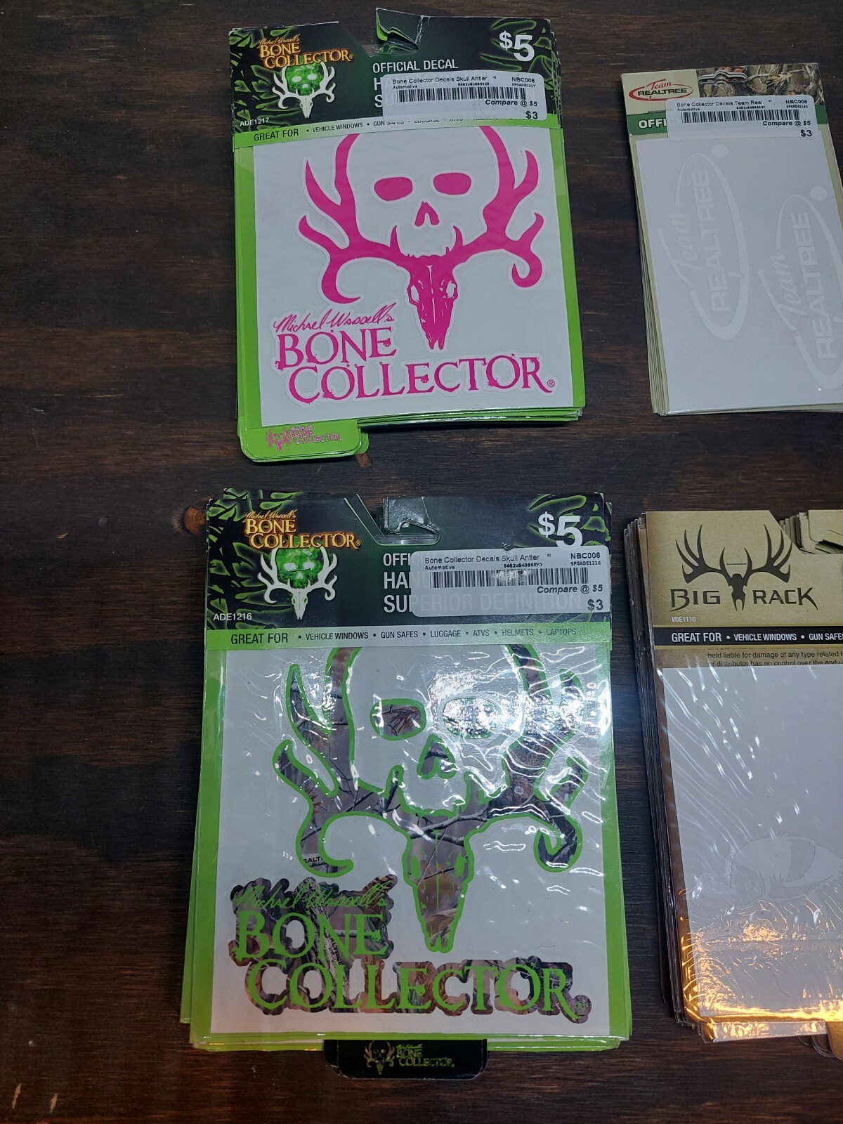 @Vinyl Decal 5" Hunting, Fishing, Realtree, Bone Collector Car Truck Window New@
