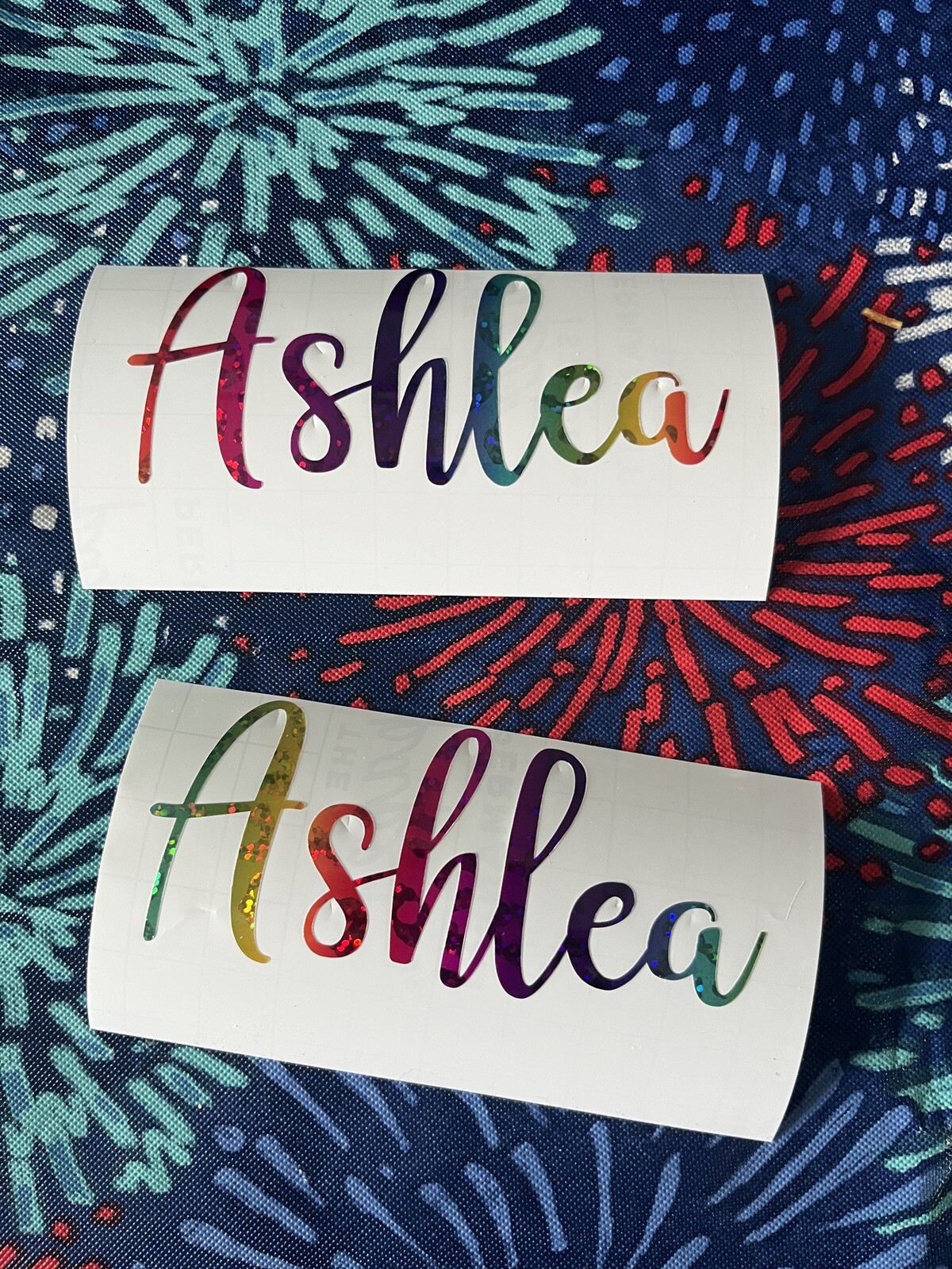 Set of 2 Custom Name Decals For stanley yeti tumbler