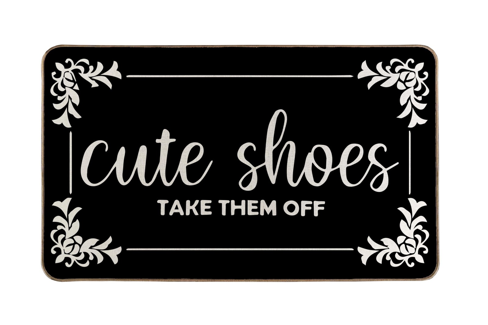 Cute Shoes Take Them Off Doormat 17x 30 Inch Indoor Outdoor Entry Non Slip Ru…