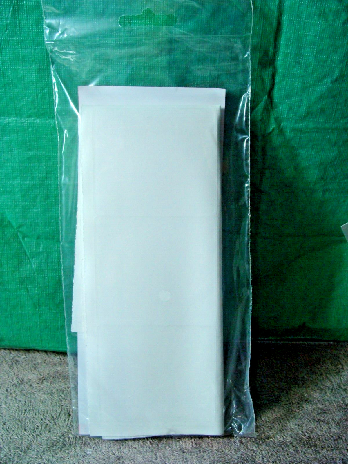 10-pack Insertable Plastic Self-Adhesive Label Holders Binders Shelves 2" x 2.5"