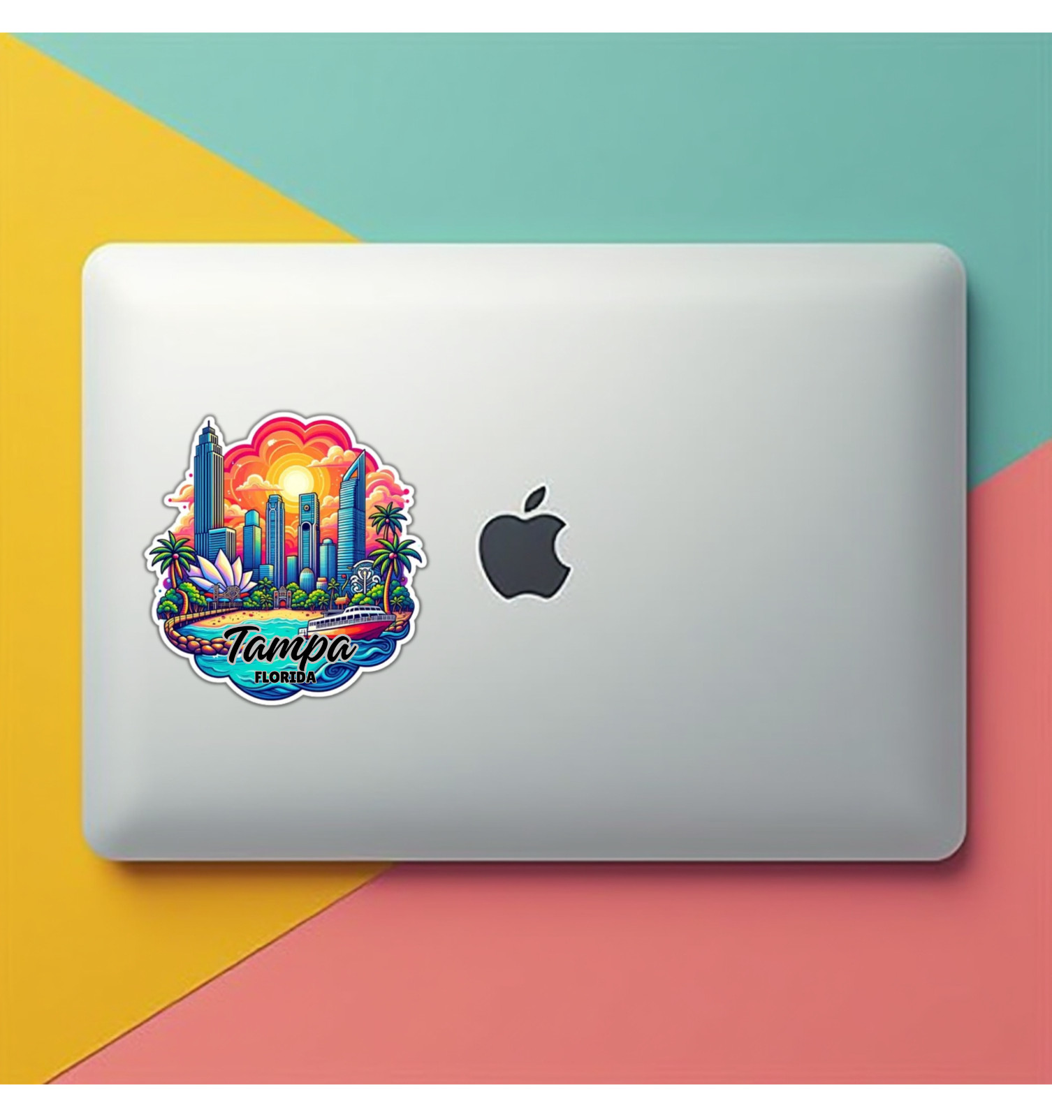 Tampa Florida Fridge Magnet or Laptop Sticker