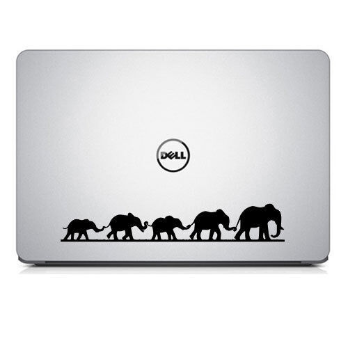Cute Elephant Family Vinyl Decal Sticker for Macbook Laptop Car Window Wall Door
