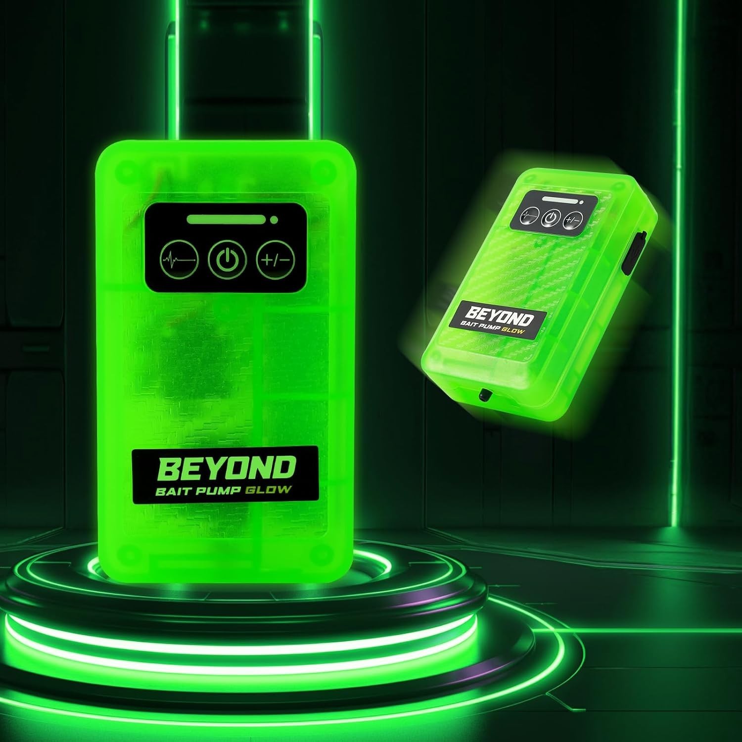 Beyond Bait Pump Rechargeable Aerator Portable Glow in the Dark Bubbler 4 Speed