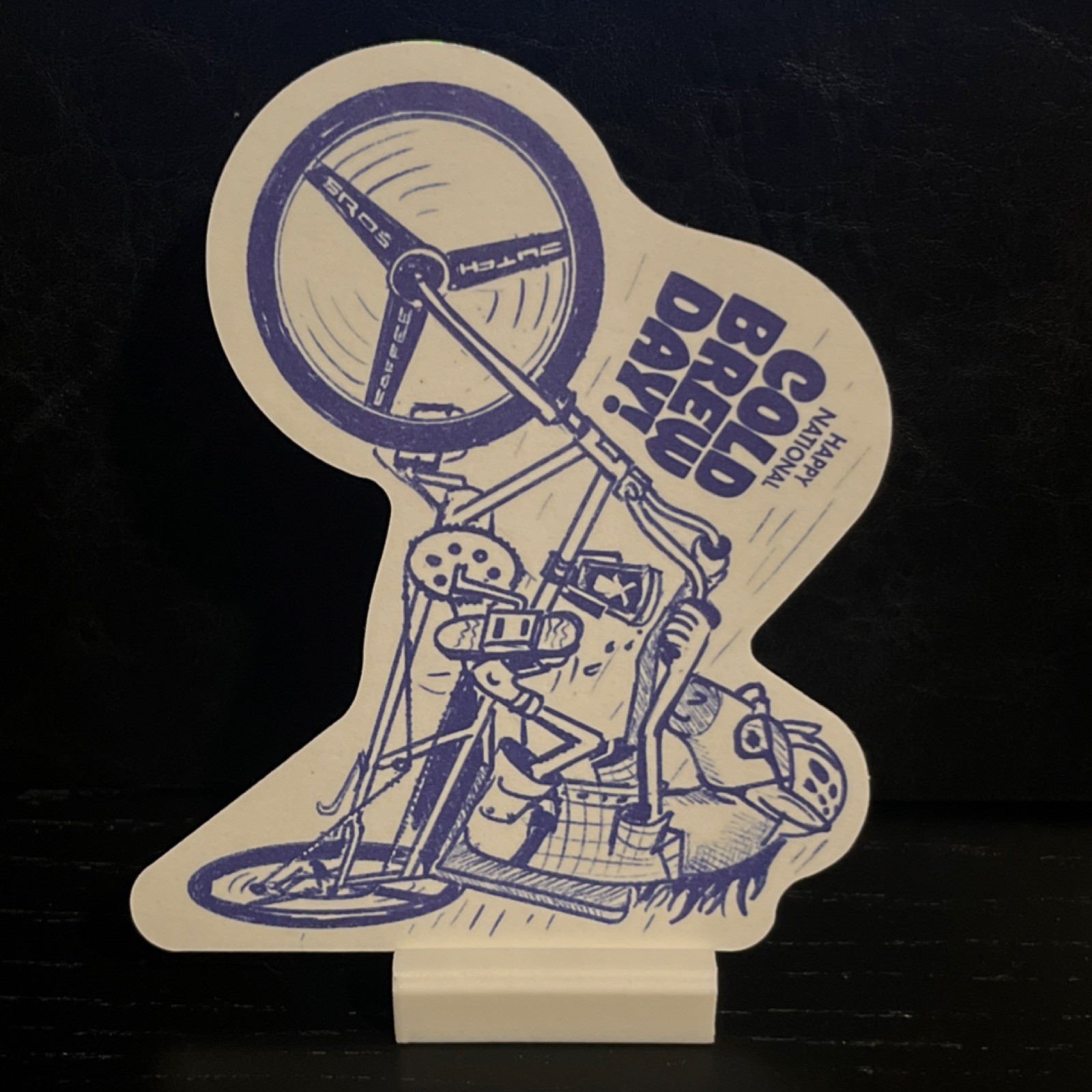 Dutch Bros Sticker – April 2023 – National Cold Brew Day – Hipster Horse