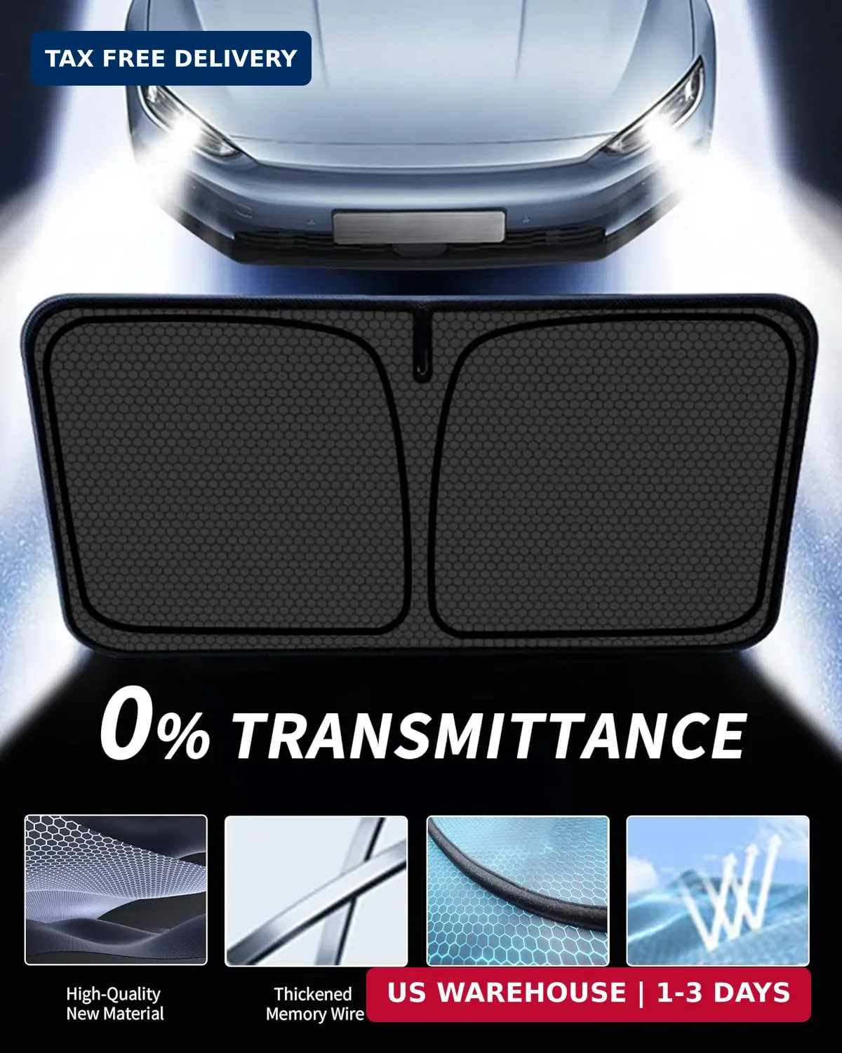 GX400 GX460 GX470 Customized Windshield Sun Shade for 2002-2023 2024 GX460 Front