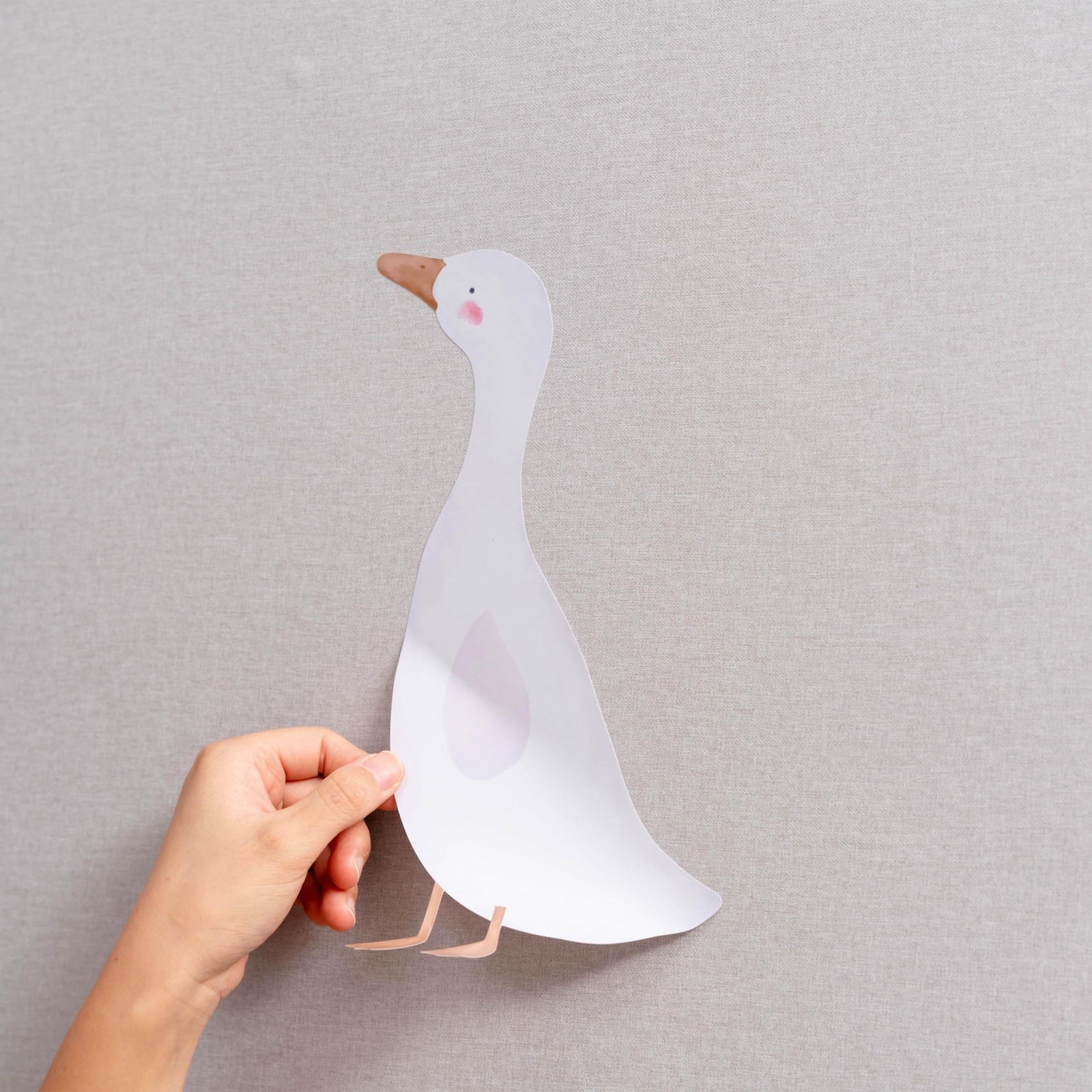 Cute Geese Wall Stickers, 8pcs Removable Waterproof PVC Decals, Funny Animals…