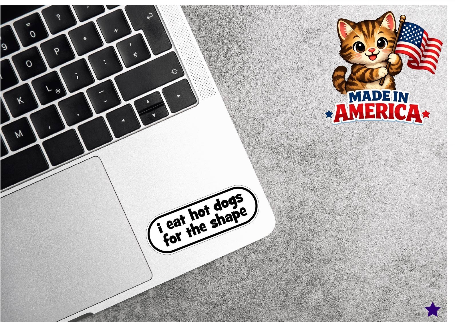 I Eat Hot Dogs for the Shape Decal Sticker Funny Hotdogs Foodie Insult Humor