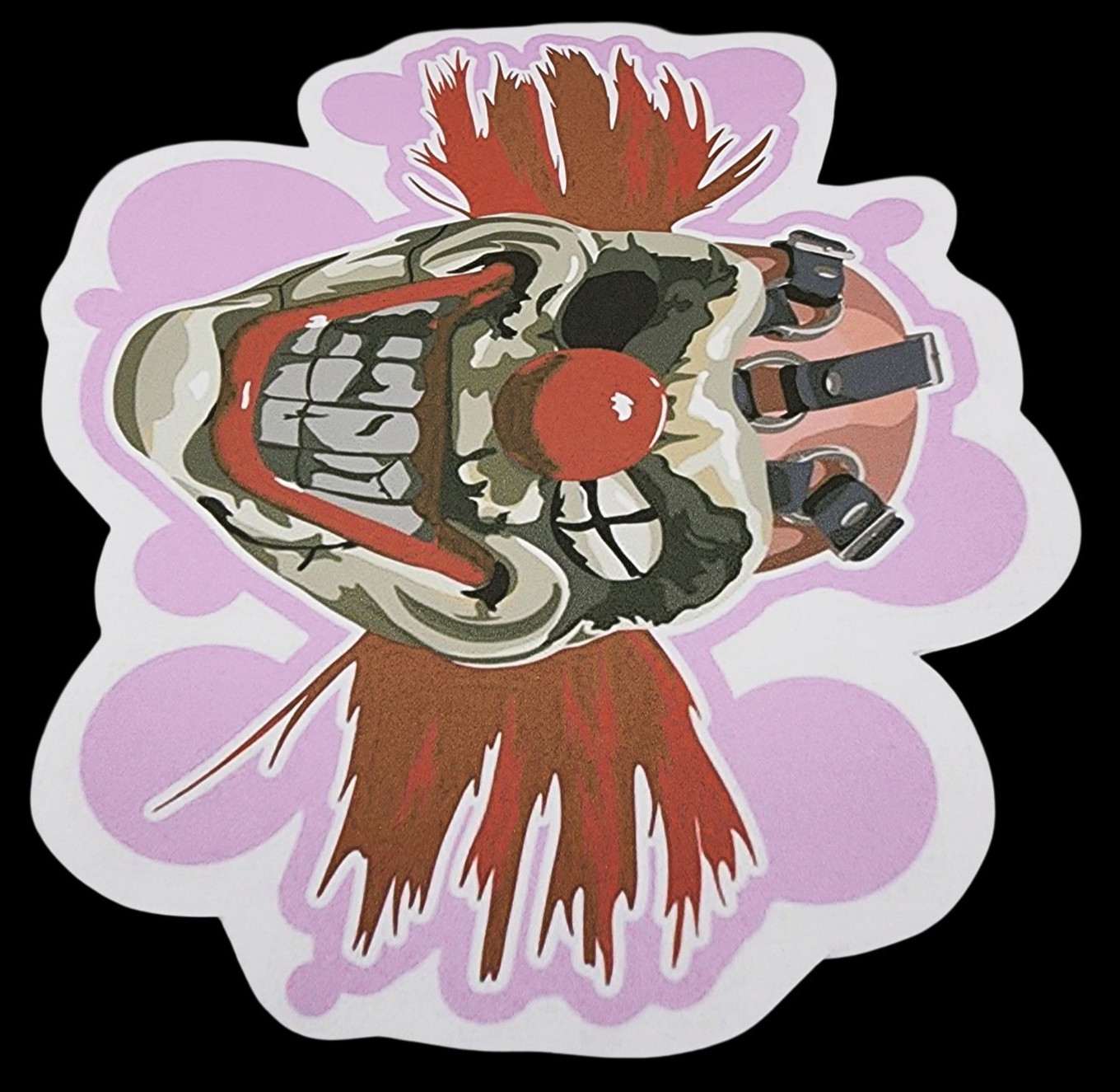 Sweet Tooth Twisted Metal Inspired Waterproof Car Decal Laptop Vinyl Sticker