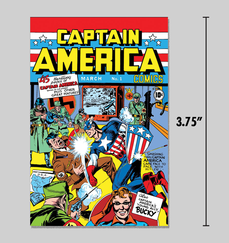 Captain America Sticker 1941 Issue #1 Superhero 3.75" Vinyl Decal
