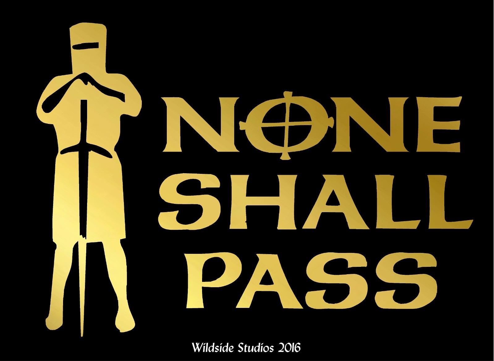 None Shall Pass Decal Monty Python Quote car window funny vinyl sticker