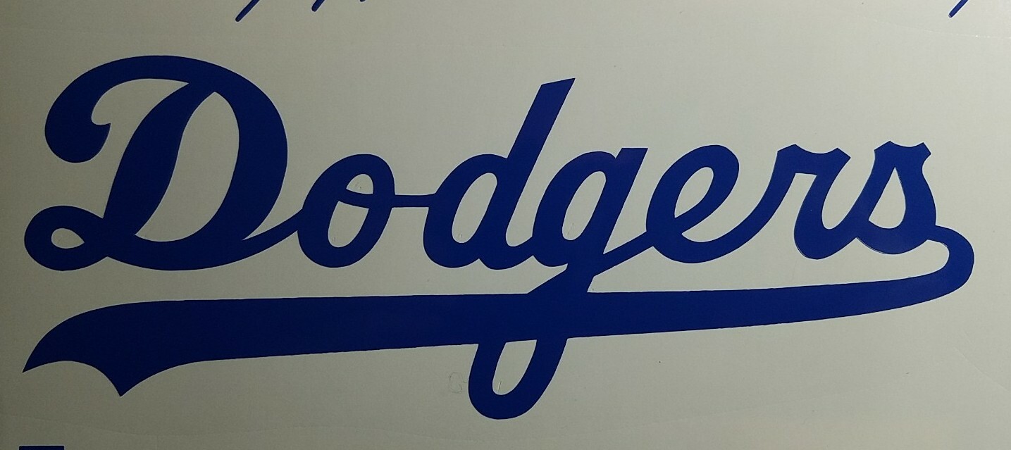 LA Dodgers 5.5" Vinyl Decal Car Truck Window Laptop Bumper Boards SUV Glass