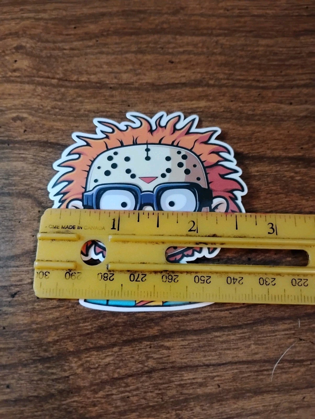 Rugrat Chucky With Jason Mask Funny Humor Vinyl Decal Sticker